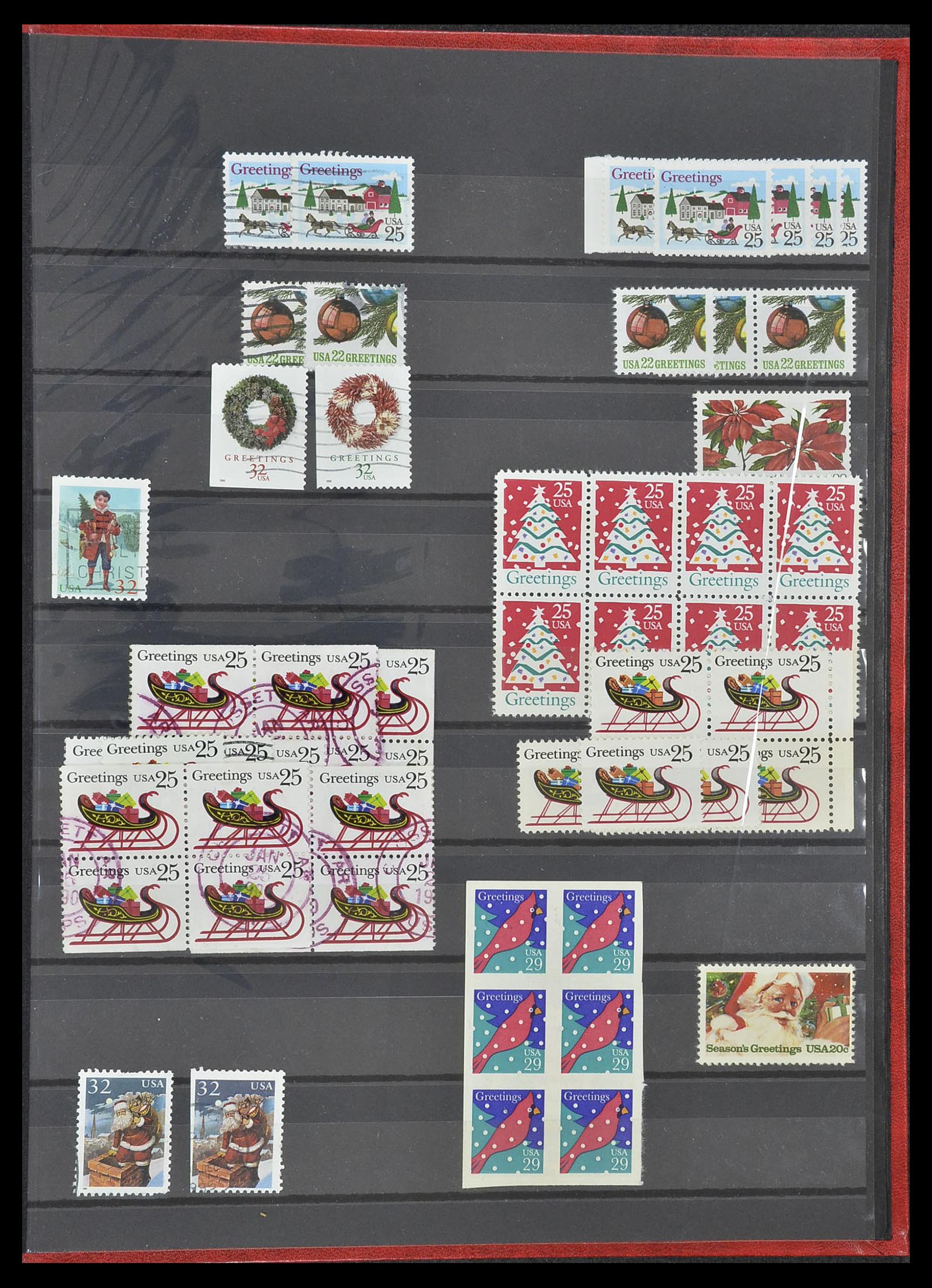 34513 070 - Postzegelverzameling 34513 USA 1945-1995.