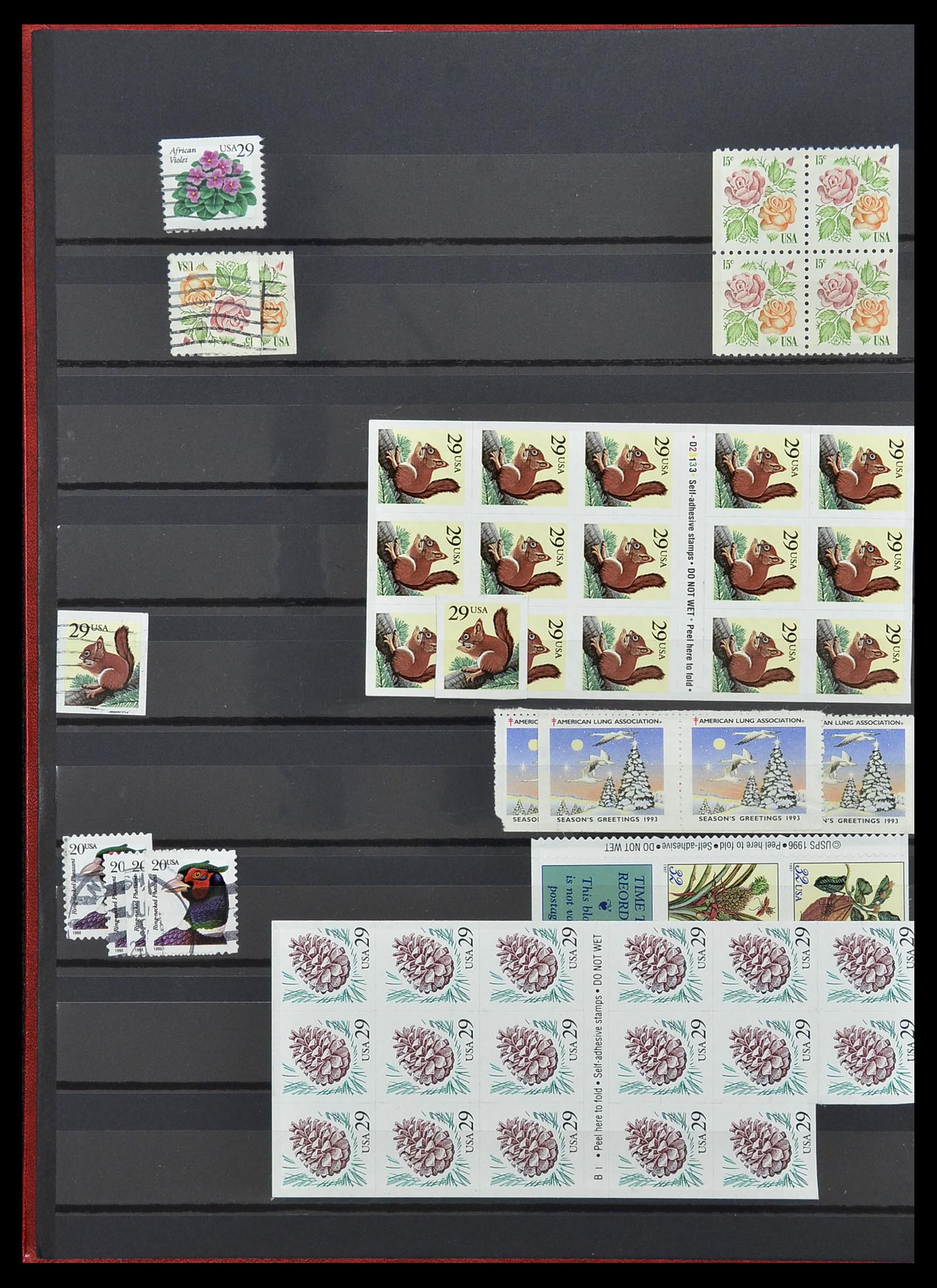 34513 073 - Postzegelverzameling 34513 USA 1945-1995.