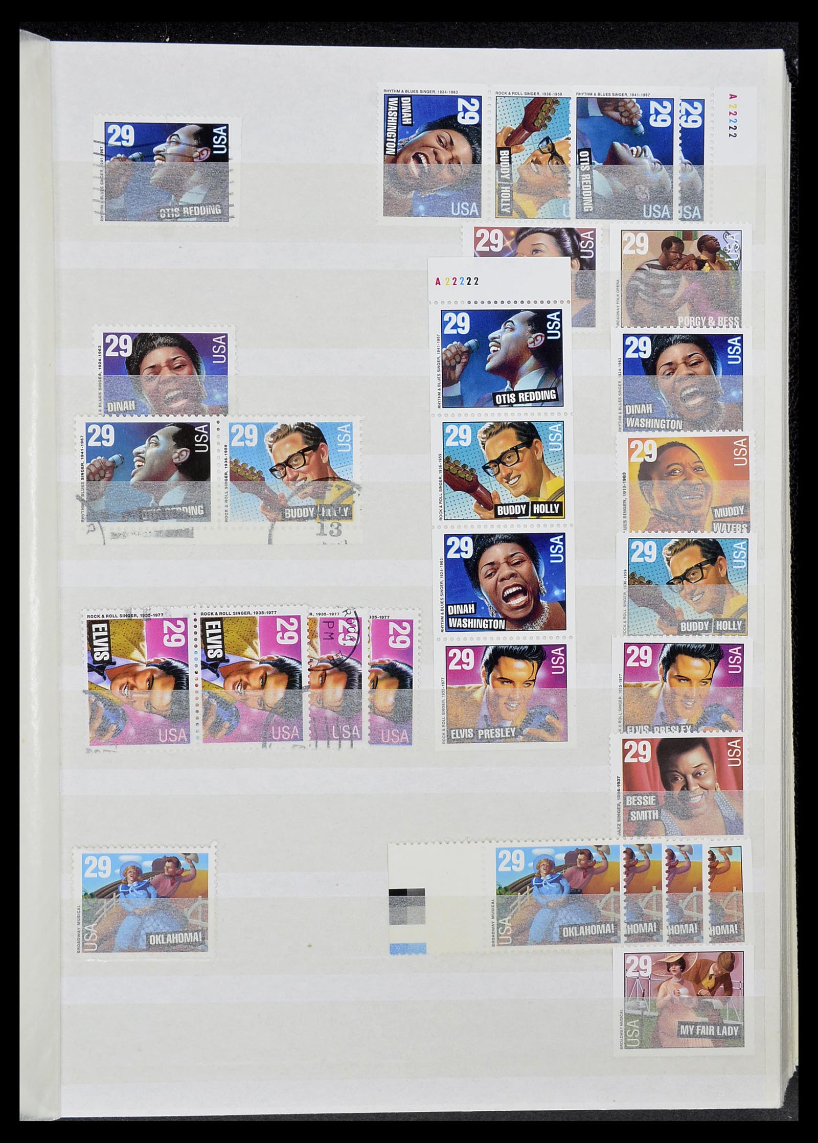 34513 076 - Postzegelverzameling 34513 USA 1945-1995.