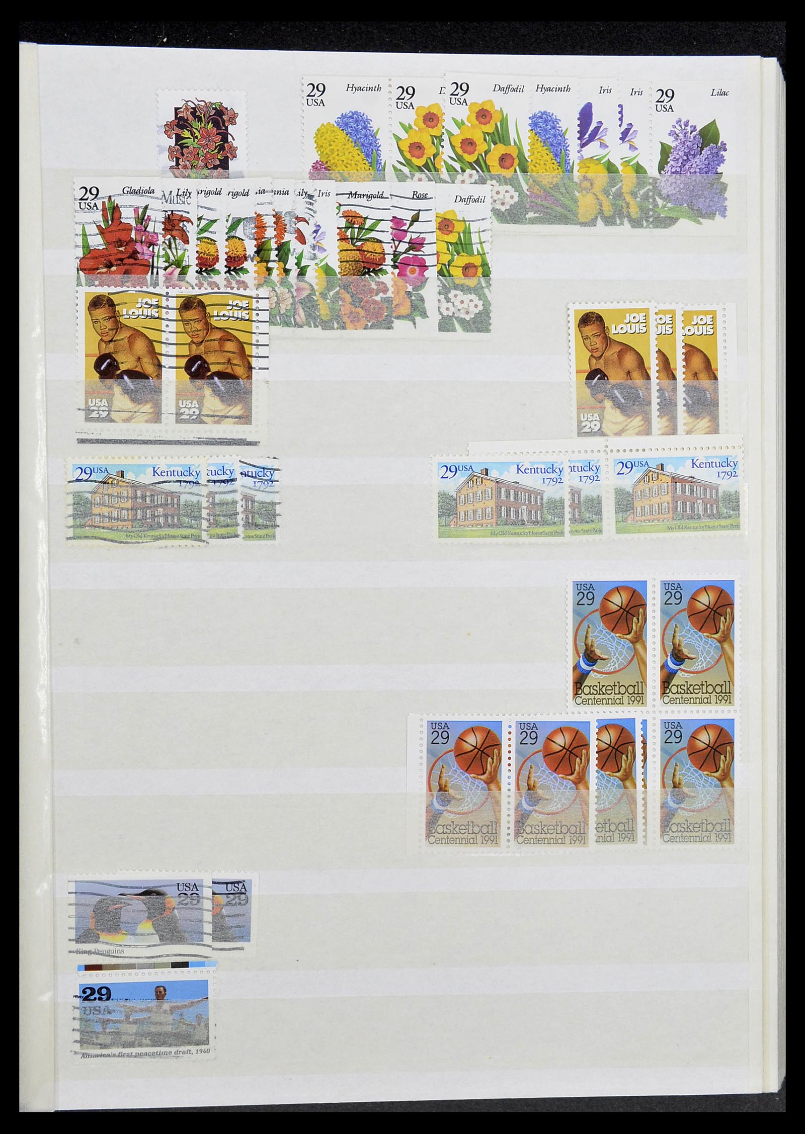 34513 078 - Postzegelverzameling 34513 USA 1945-1995.