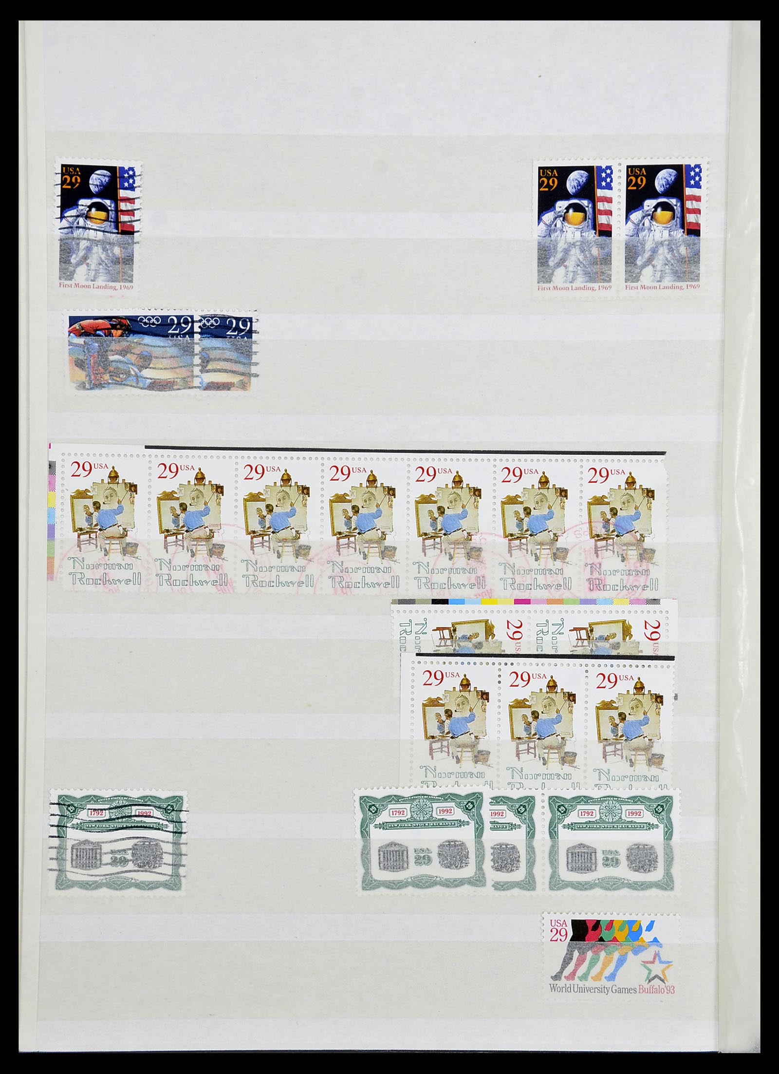 34513 079 - Stamp Collection 34513 USA 1945-1995.