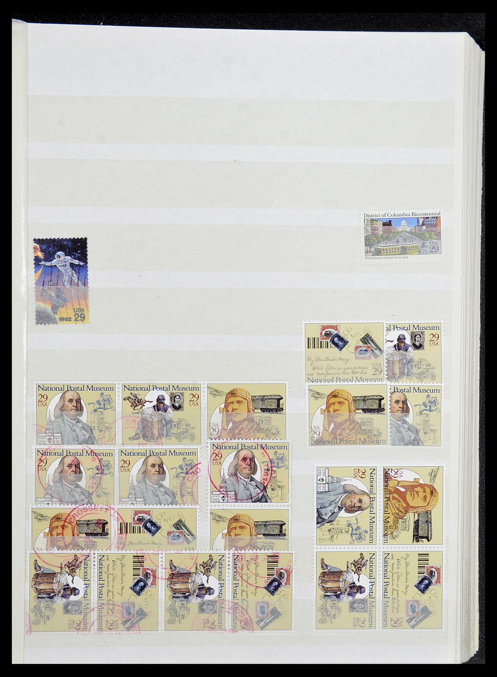 34513 086 - Postzegelverzameling 34513 USA 1945-1995.