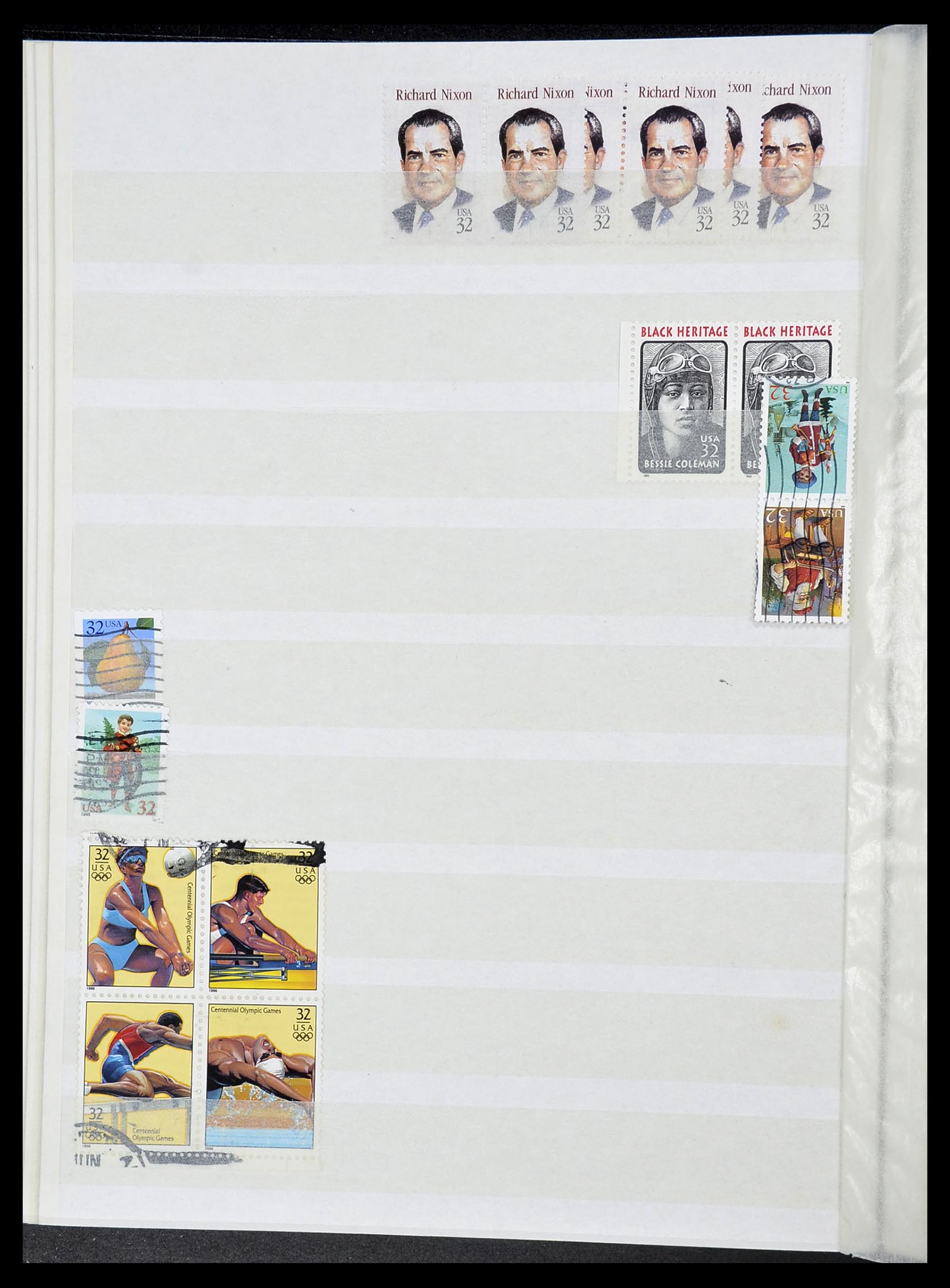 34513 091 - Postzegelverzameling 34513 USA 1945-1995.