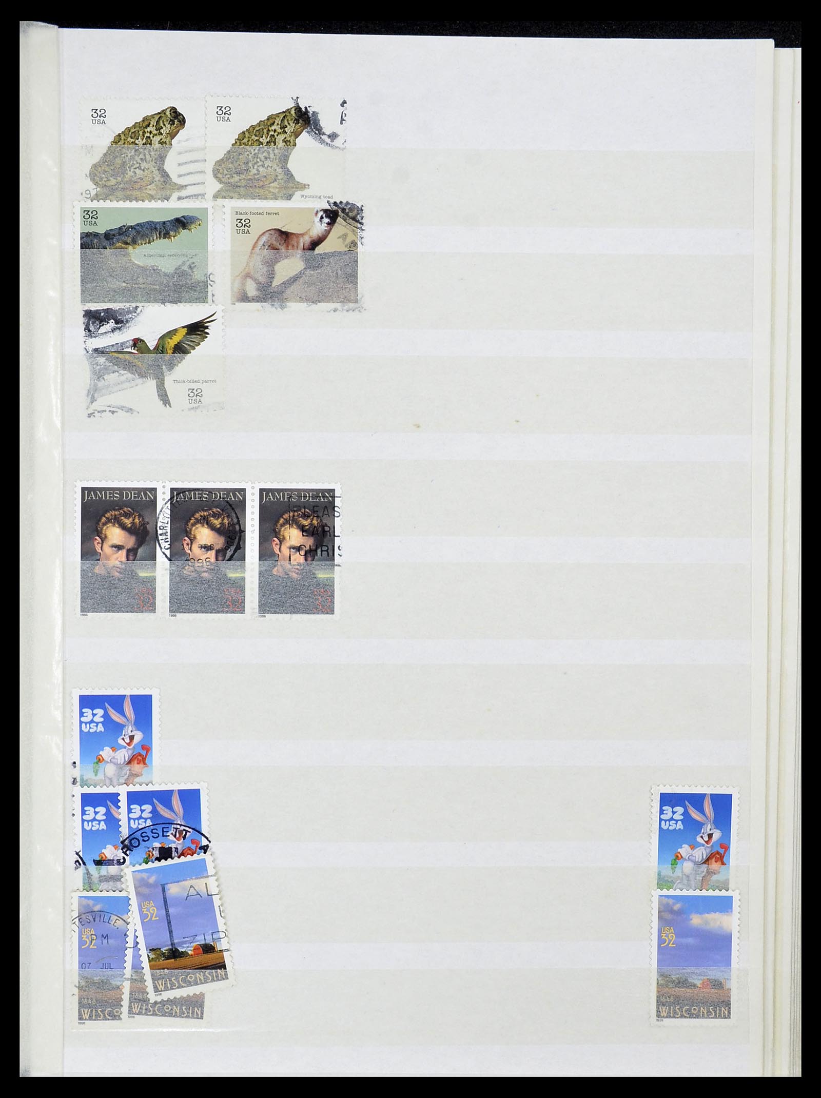 34513 093 - Postzegelverzameling 34513 USA 1945-1995.