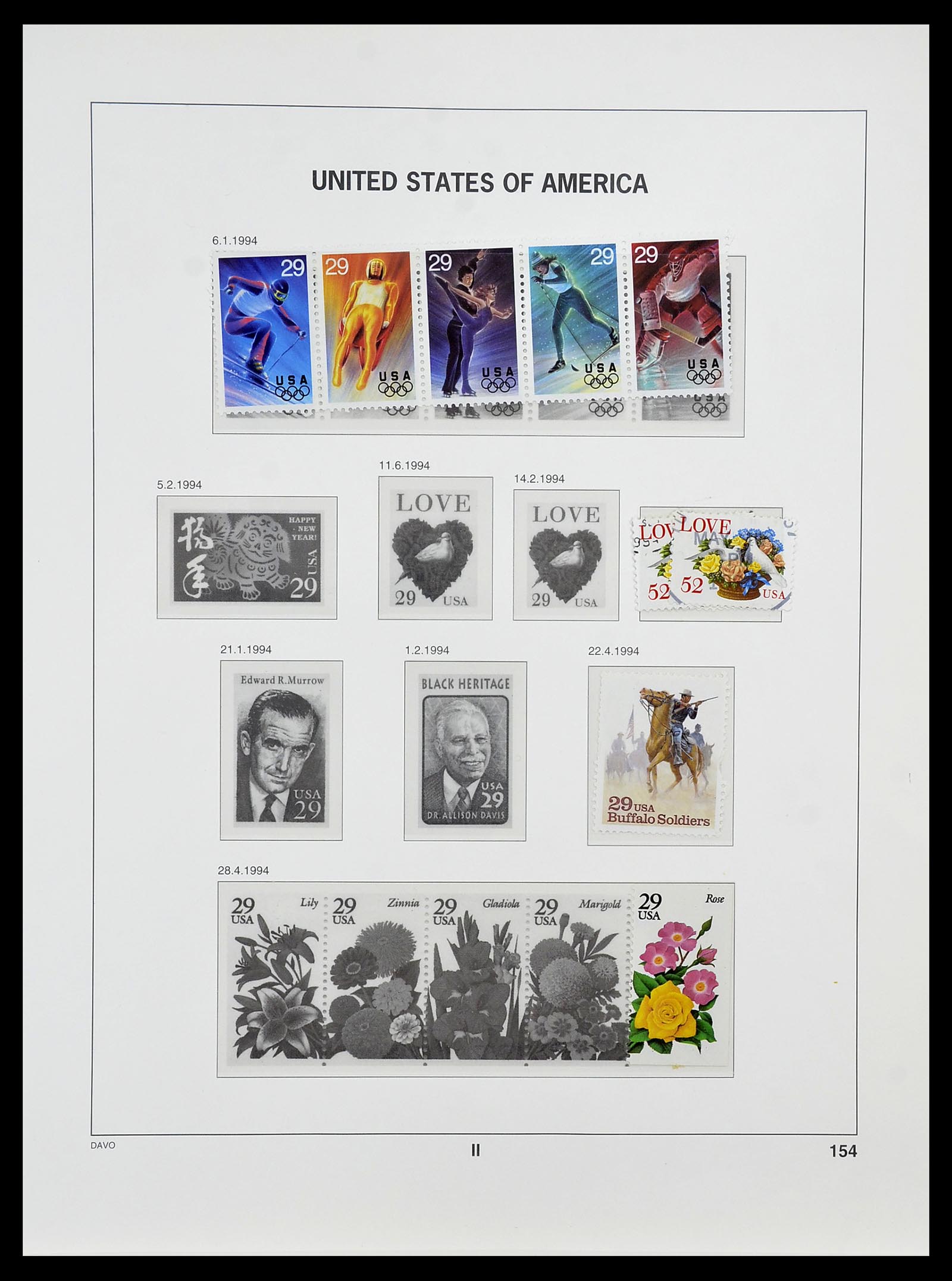 34513 161 - Stamp Collection 34513 USA 1945-1995.