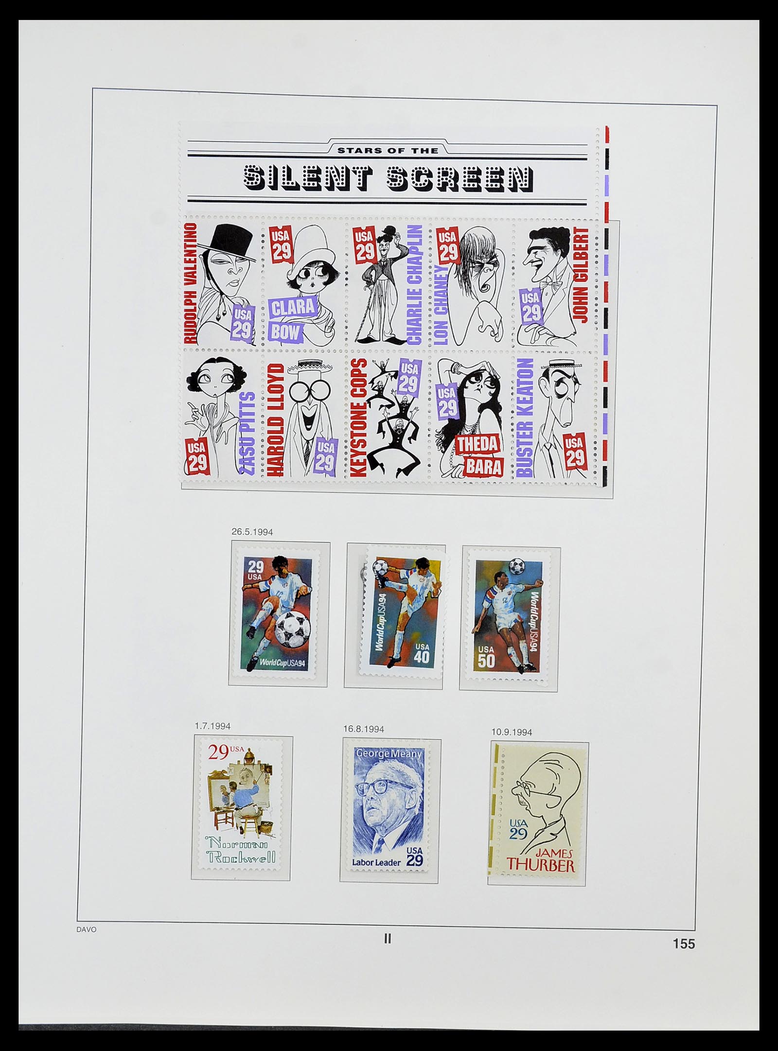 34513 165 - Stamp Collection 34513 USA 1945-1995.