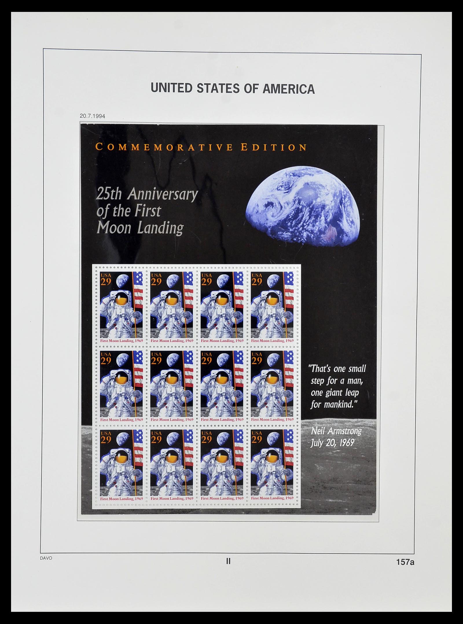 34513 172 - Postzegelverzameling 34513 USA 1945-1995.