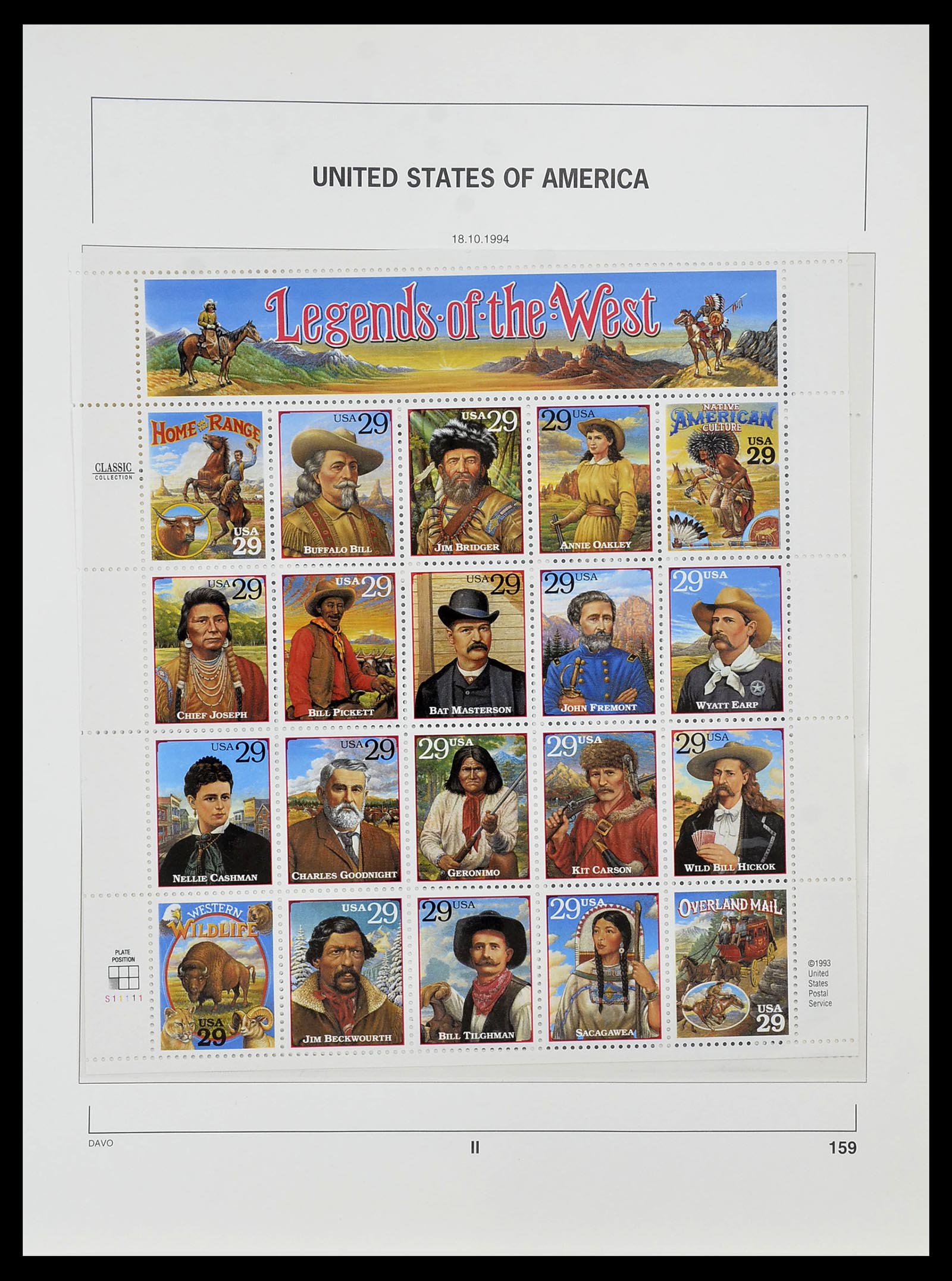 34513 176 - Stamp Collection 34513 USA 1945-1995.
