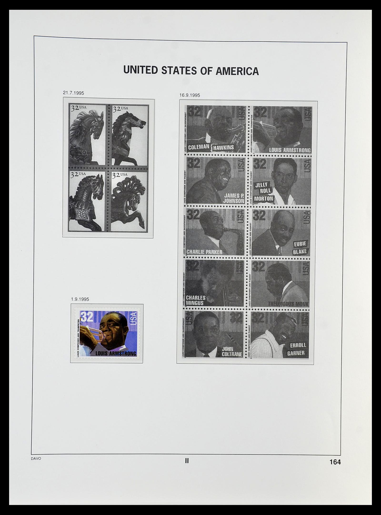 34513 188 - Postzegelverzameling 34513 USA 1945-1995.