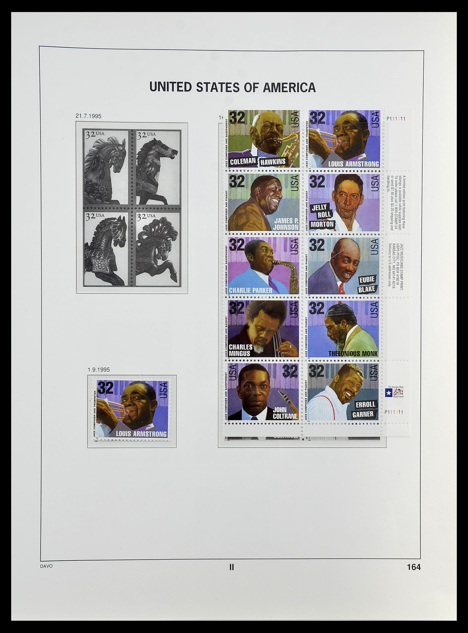 34513 189 - Postzegelverzameling 34513 USA 1945-1995.