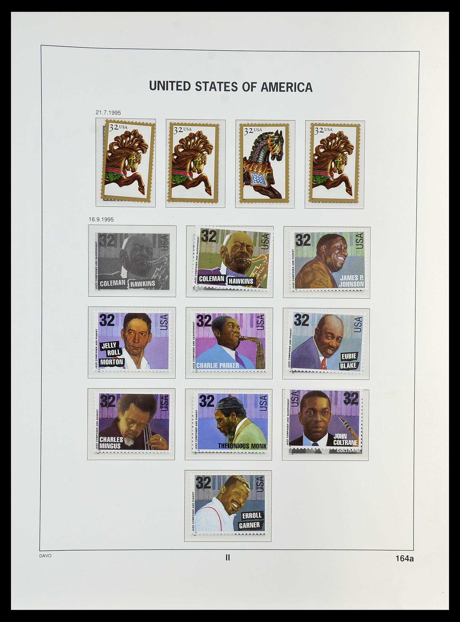 34513 191 - Postzegelverzameling 34513 USA 1945-1995.