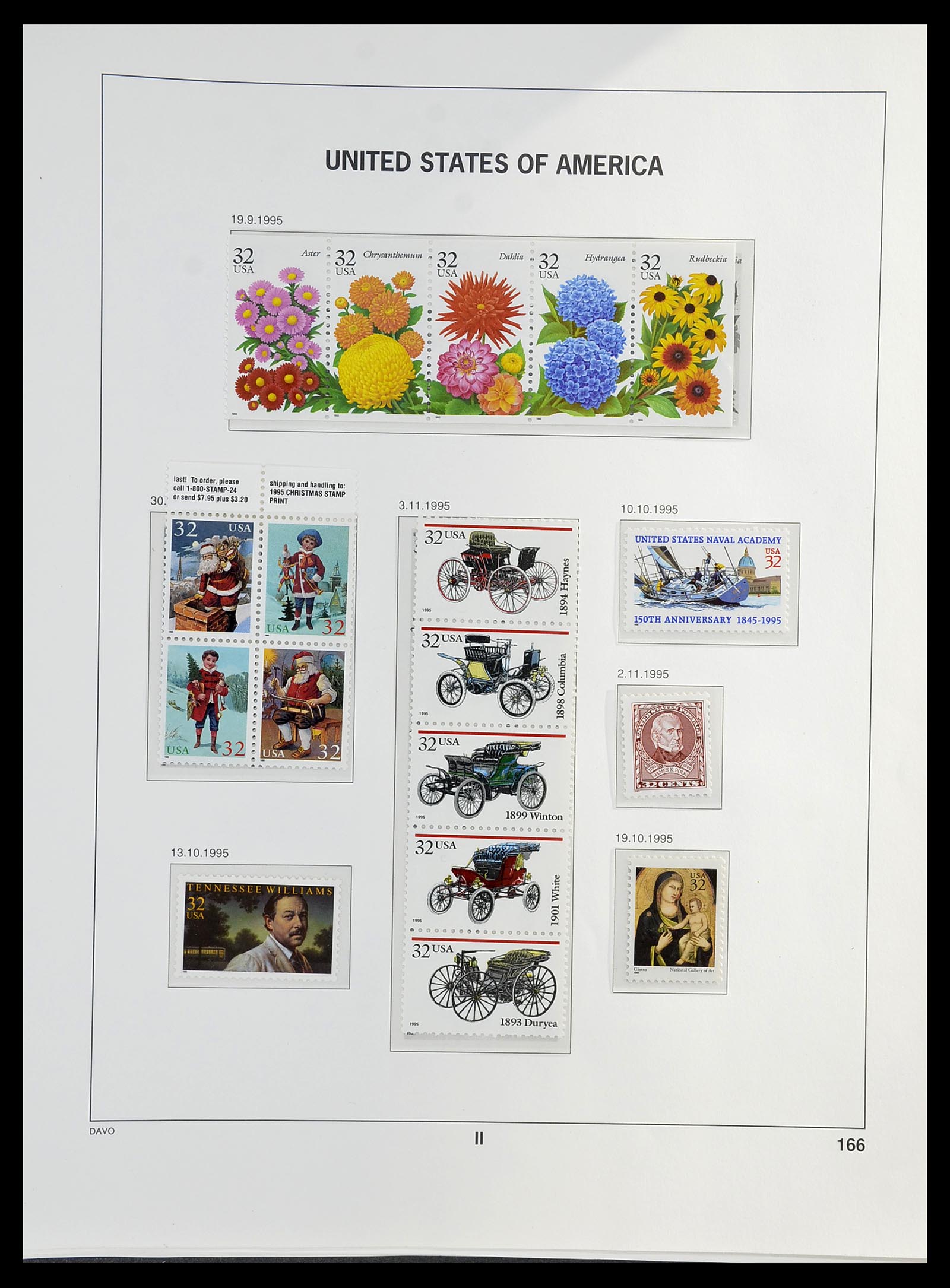 34513 195 - Postzegelverzameling 34513 USA 1945-1995.