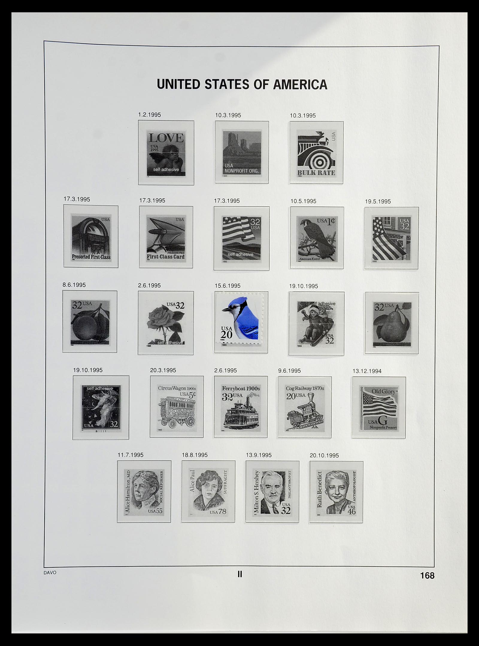 34513 198 - Stamp Collection 34513 USA 1945-1995.