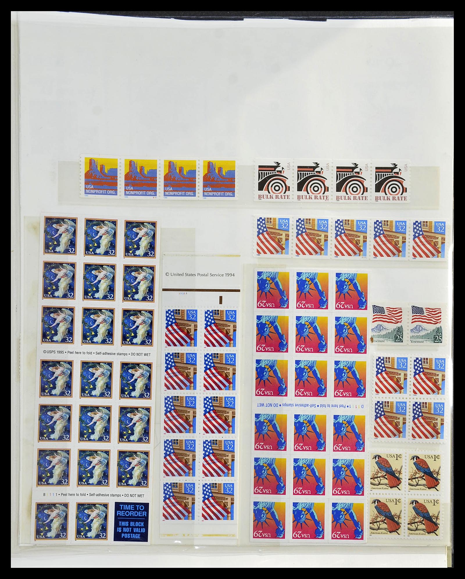 34513 199 - Postzegelverzameling 34513 USA 1945-1995.