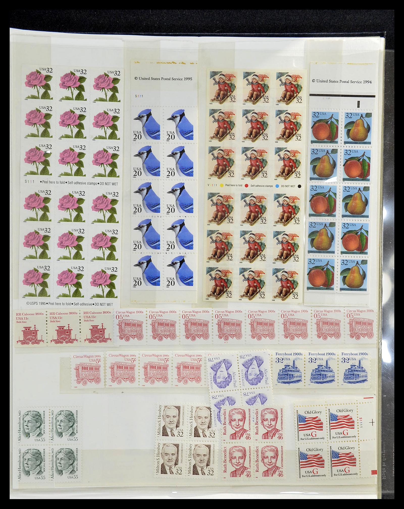 34513 200 - Postzegelverzameling 34513 USA 1945-1995.