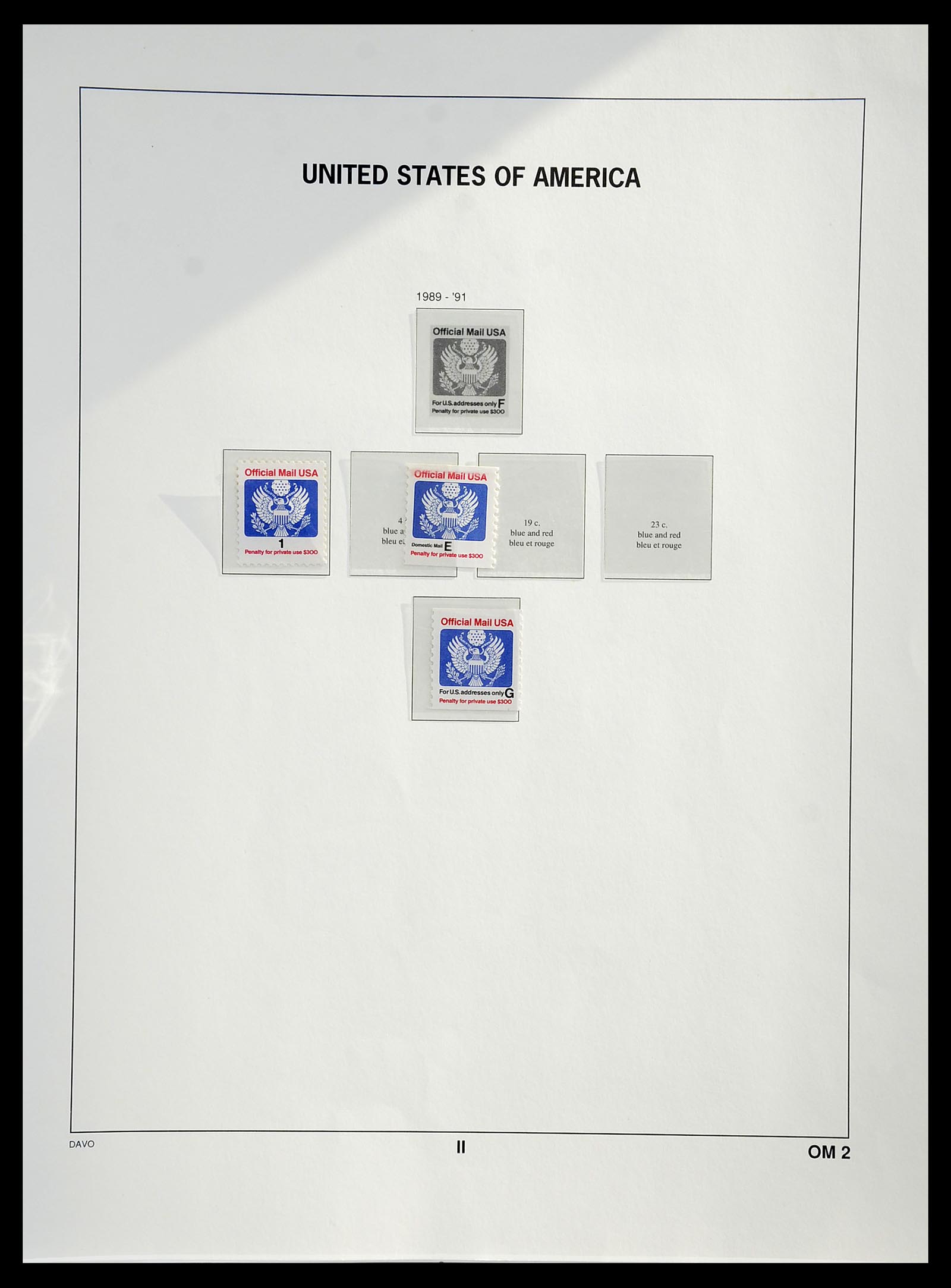 34513 204 - Postzegelverzameling 34513 USA 1945-1995.