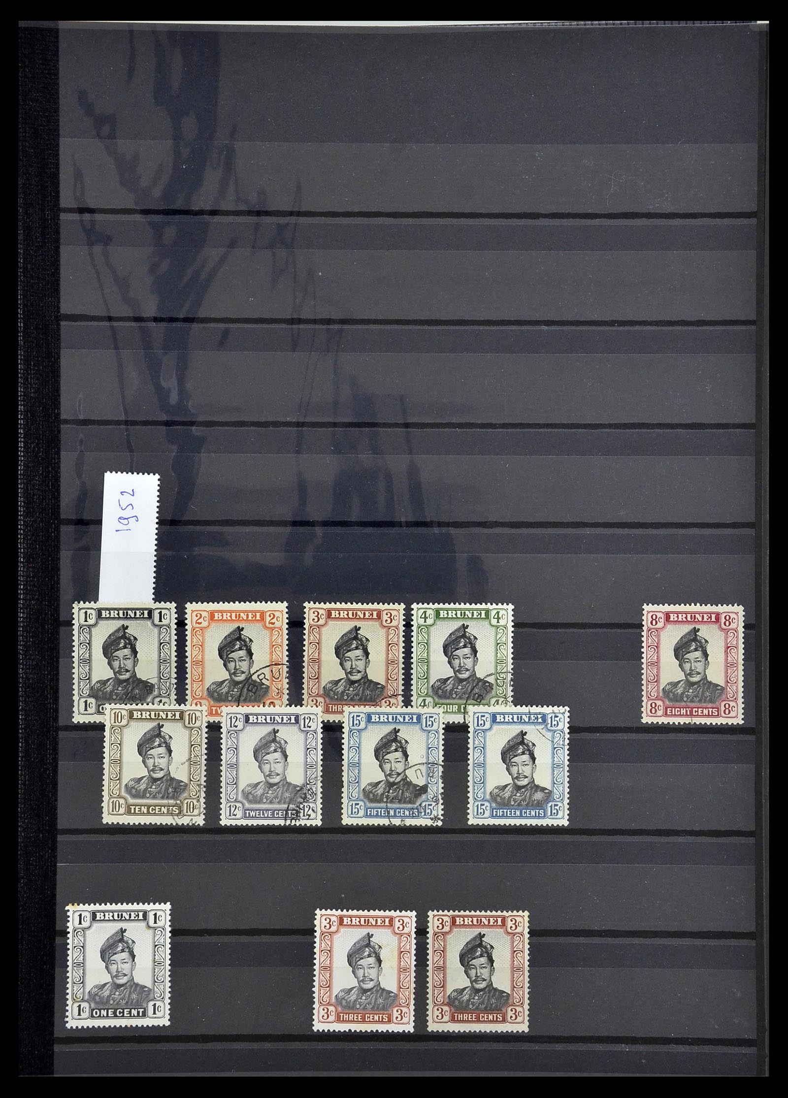 34514 001 - Postzegelverzameling 34514 Maleisië en Singapore 1945-2008.