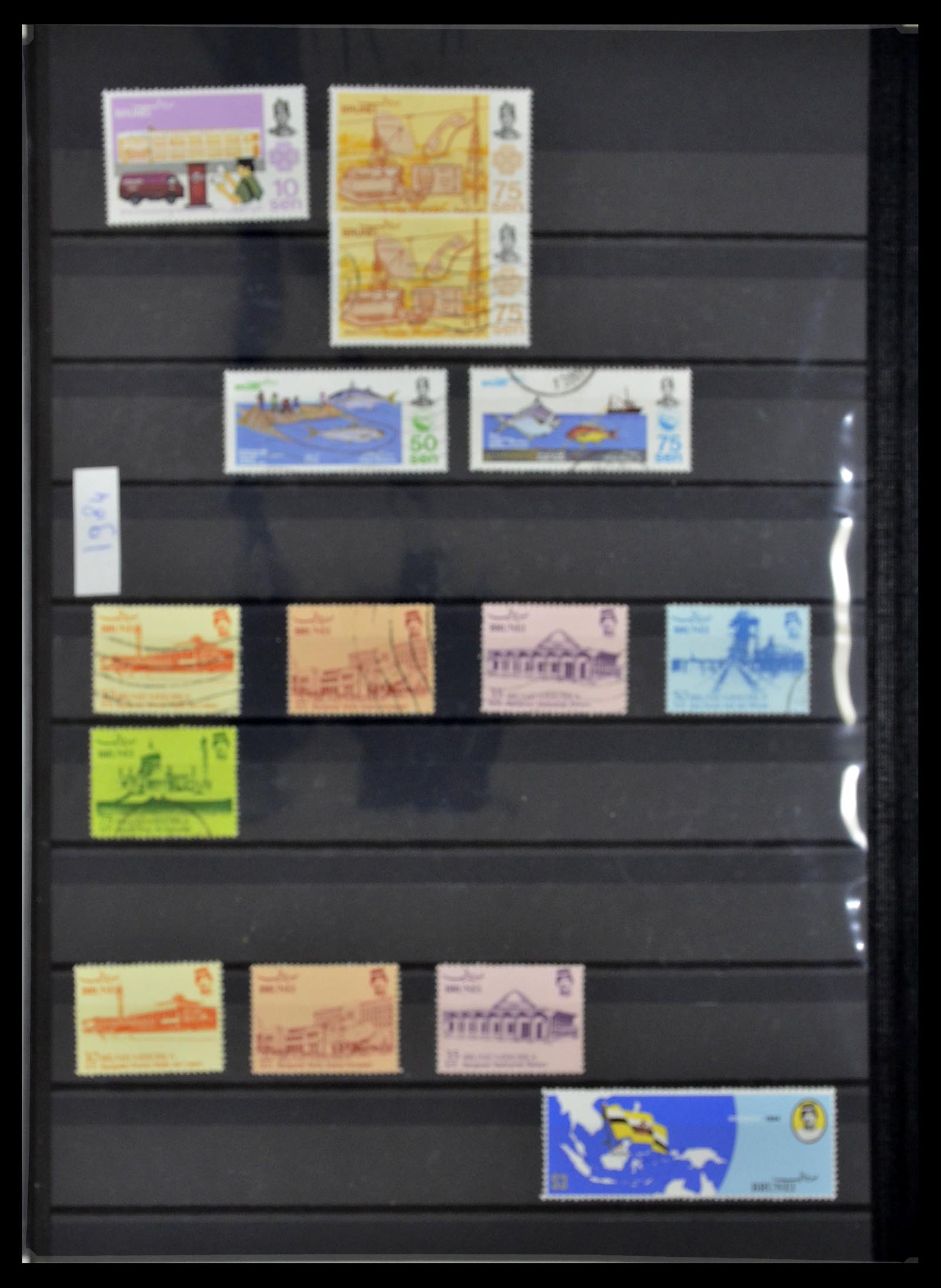 34514 012 - Postzegelverzameling 34514 Maleisië en Singapore 1945-2008.