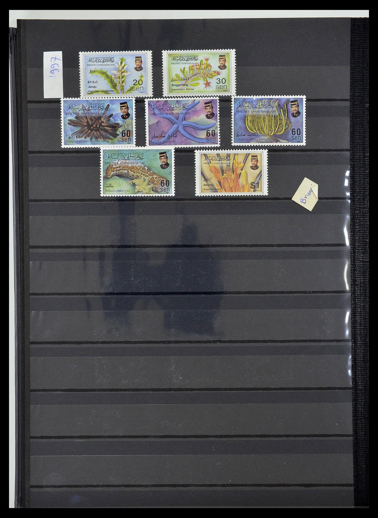 34514 019 - Postzegelverzameling 34514 Maleisië en Singapore 1945-2008.