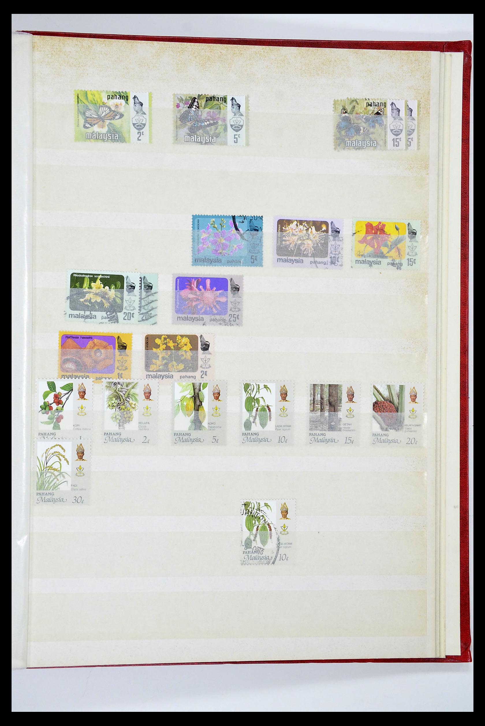 34514 045 - Postzegelverzameling 34514 Maleisië en Singapore 1945-2008.