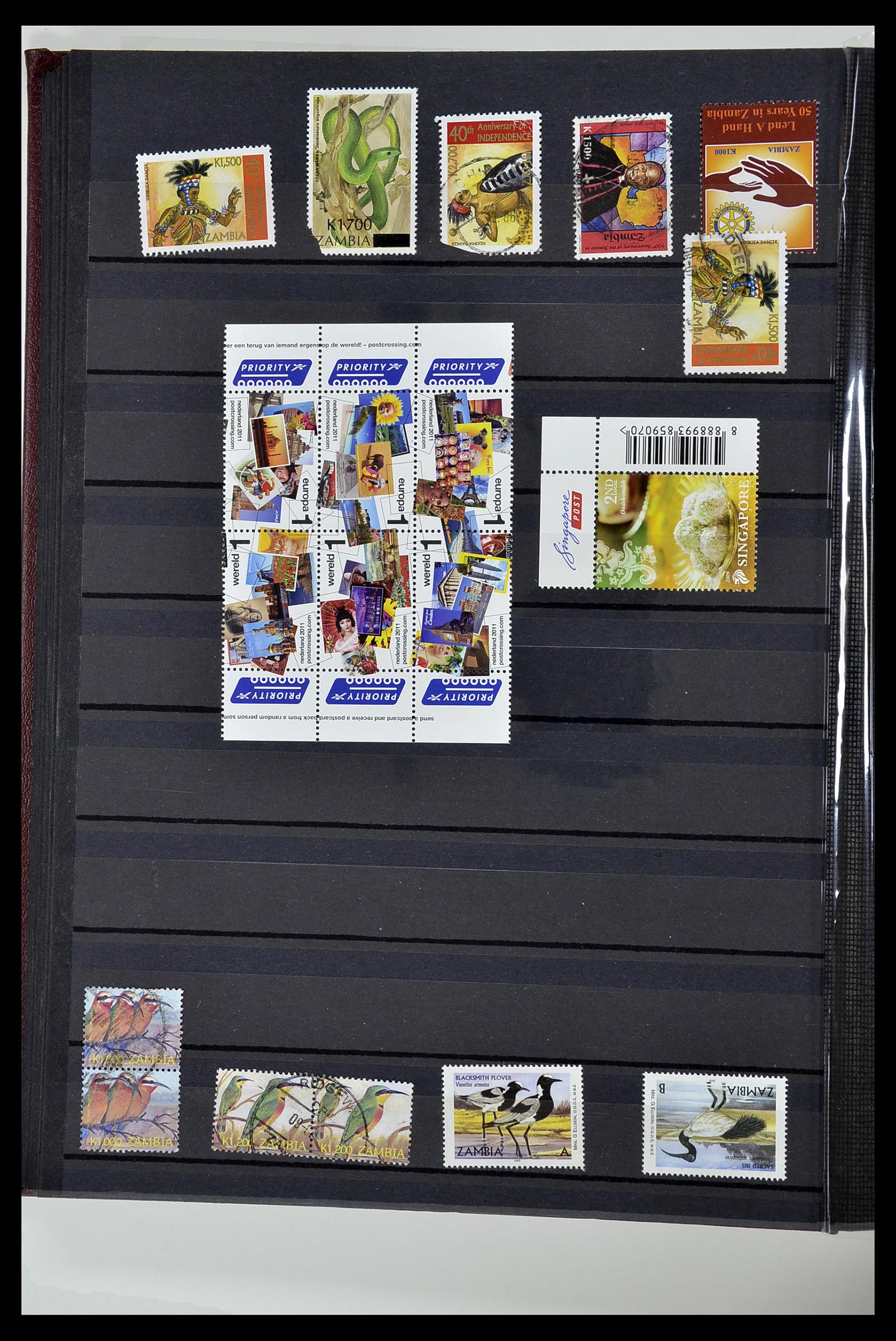 34514 088 - Postzegelverzameling 34514 Maleisië en Singapore 1945-2008.
