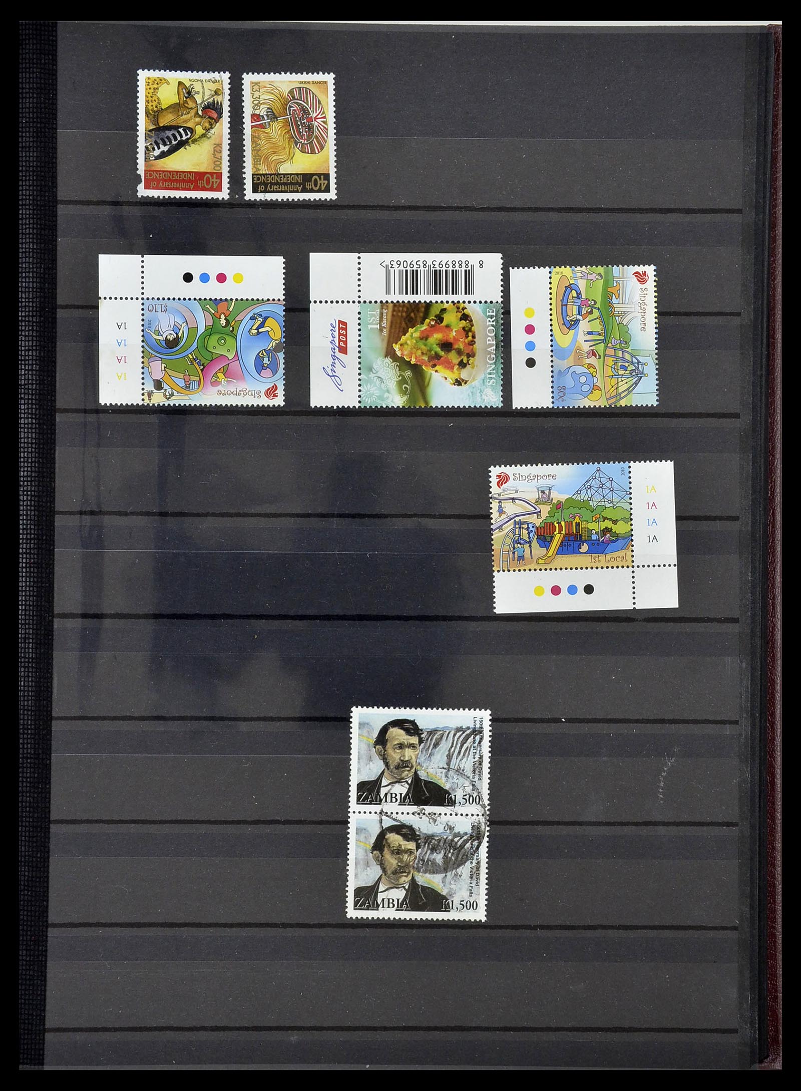 34514 089 - Postzegelverzameling 34514 Maleisië en Singapore 1945-2008.