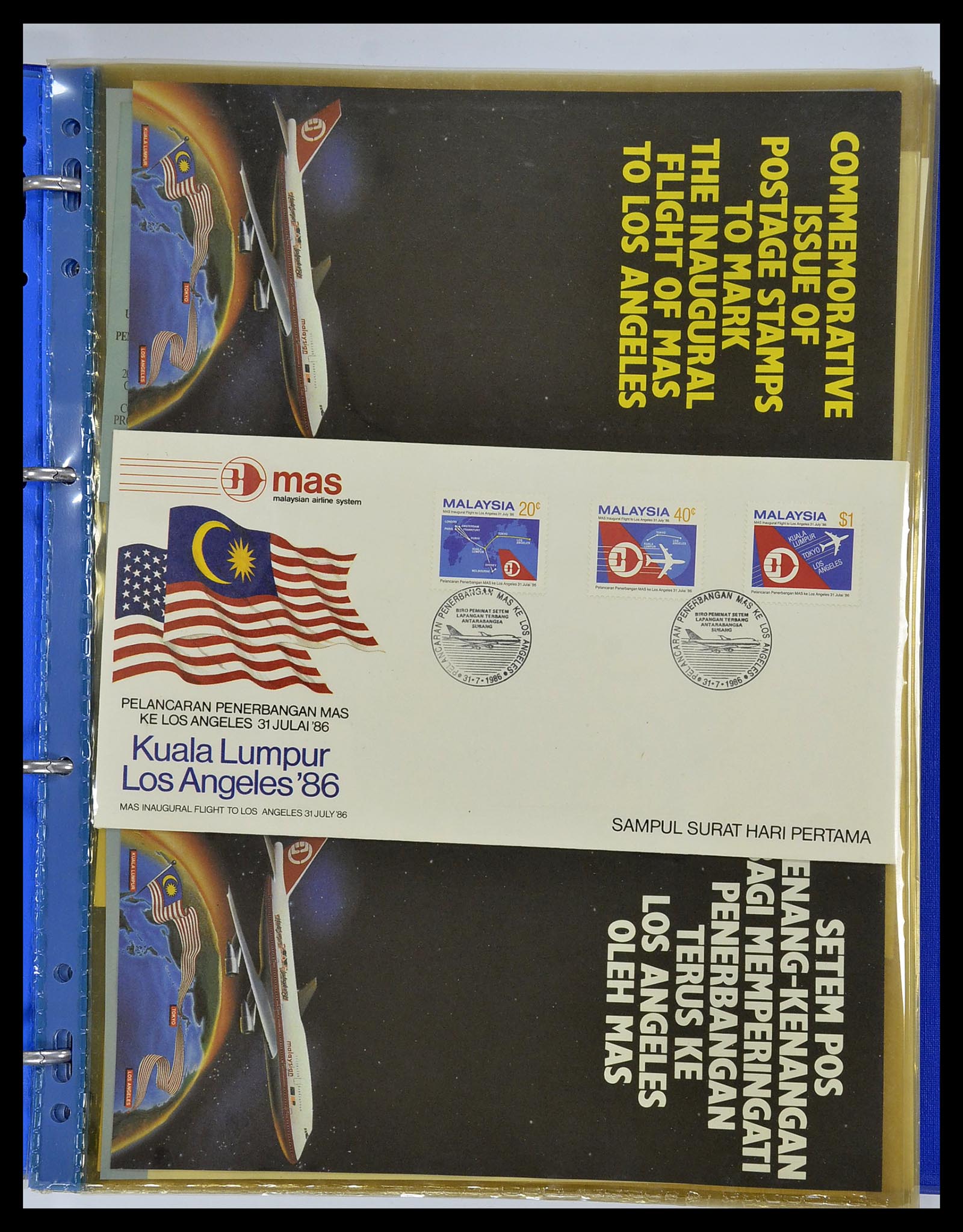 34514 100 - Postzegelverzameling 34514 Maleisië en Singapore 1945-2008.