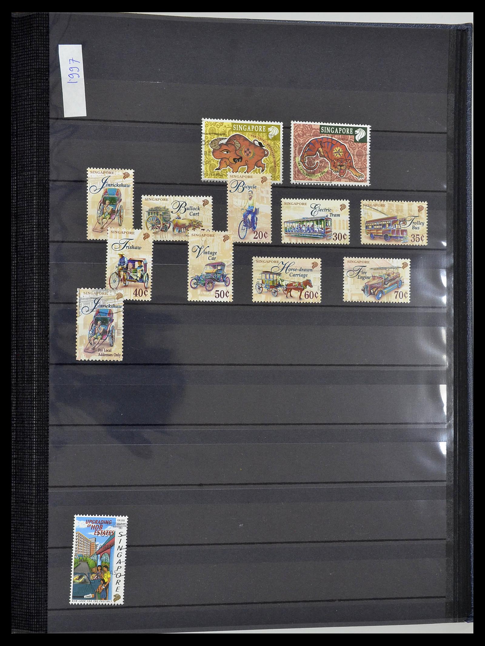 34514 224 - Postzegelverzameling 34514 Maleisië en Singapore 1945-2008.