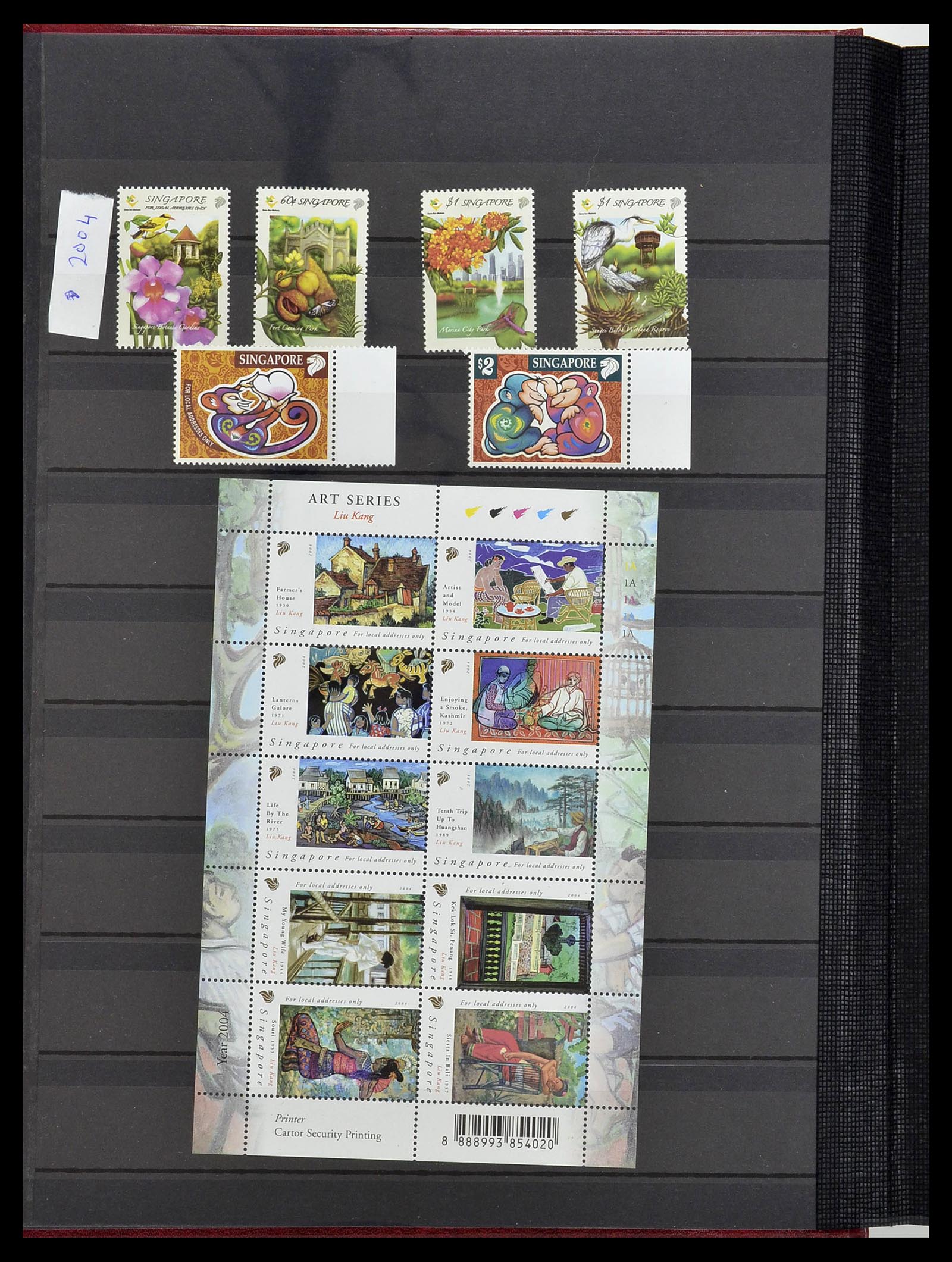 34514 246 - Postzegelverzameling 34514 Maleisië en Singapore 1945-2008.