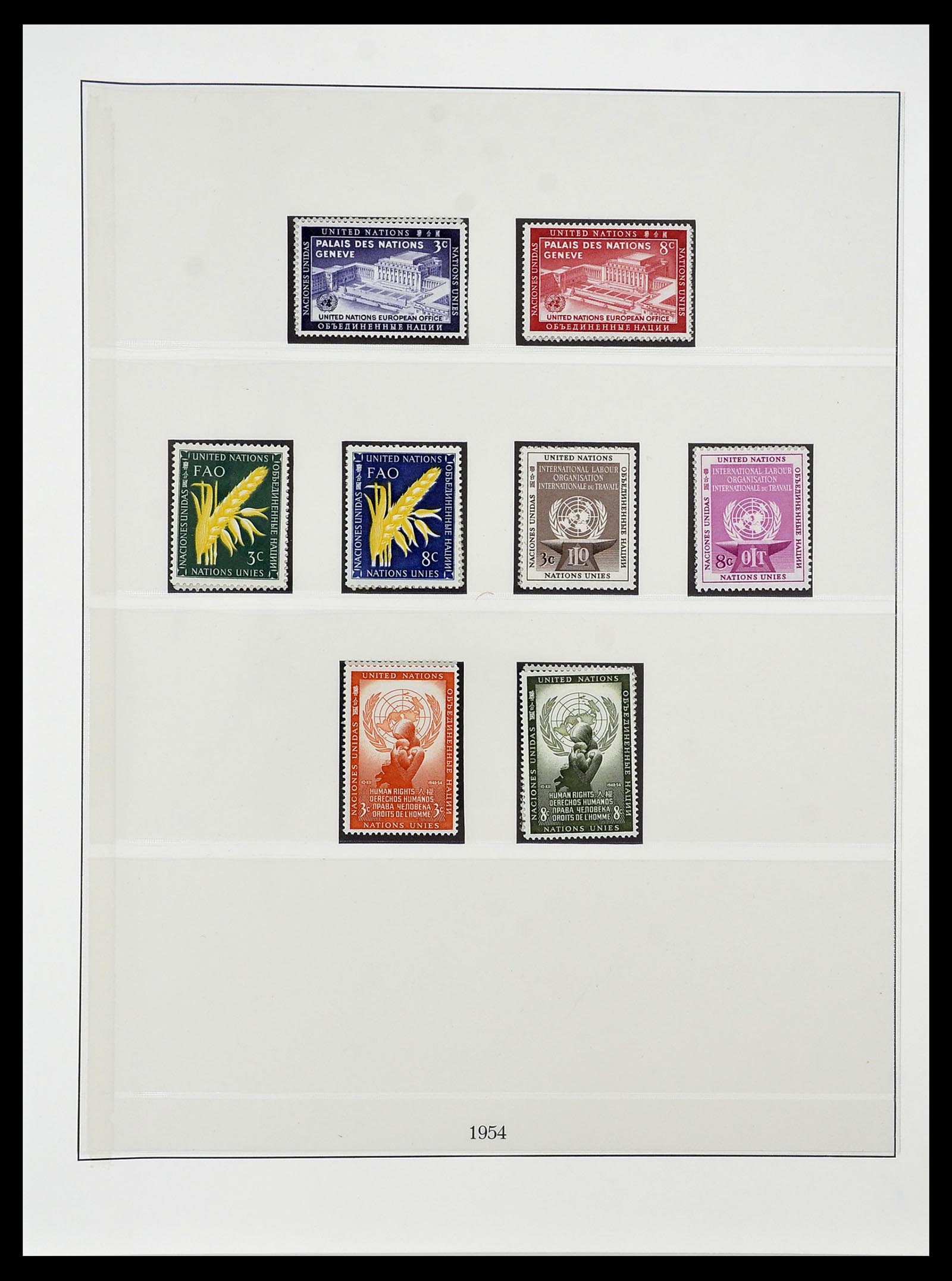 34515 005 - Postzegelverzameling 34515 Verenigde Naties 1951-2005.
