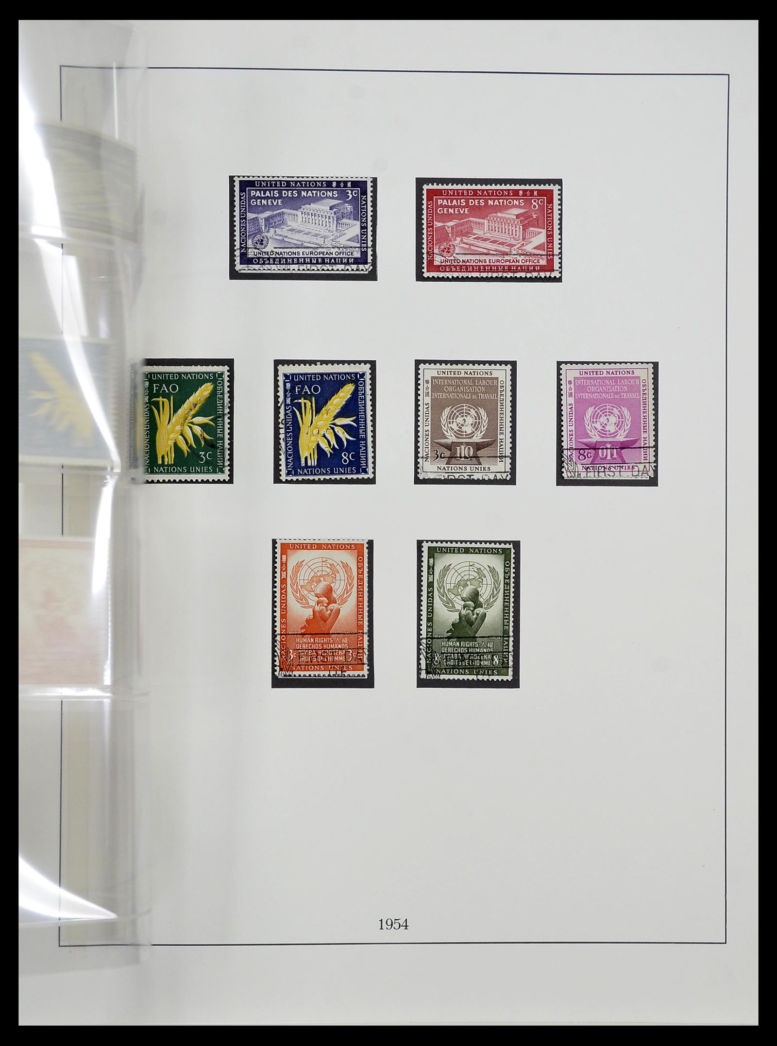34515 006 - Postzegelverzameling 34515 Verenigde Naties 1951-2005.