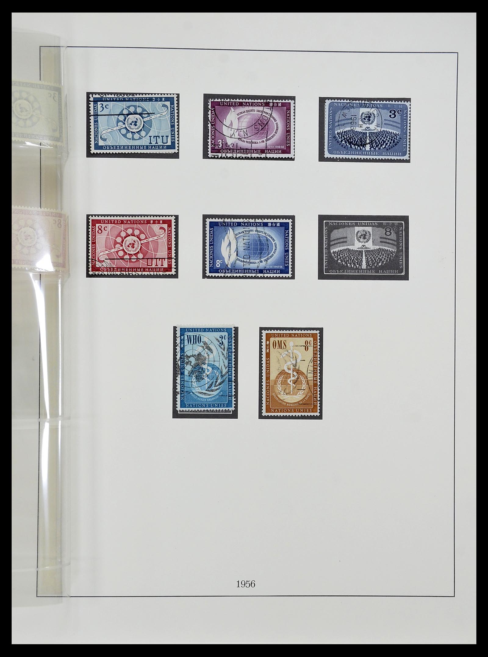 34515 010 - Postzegelverzameling 34515 Verenigde Naties 1951-2005.
