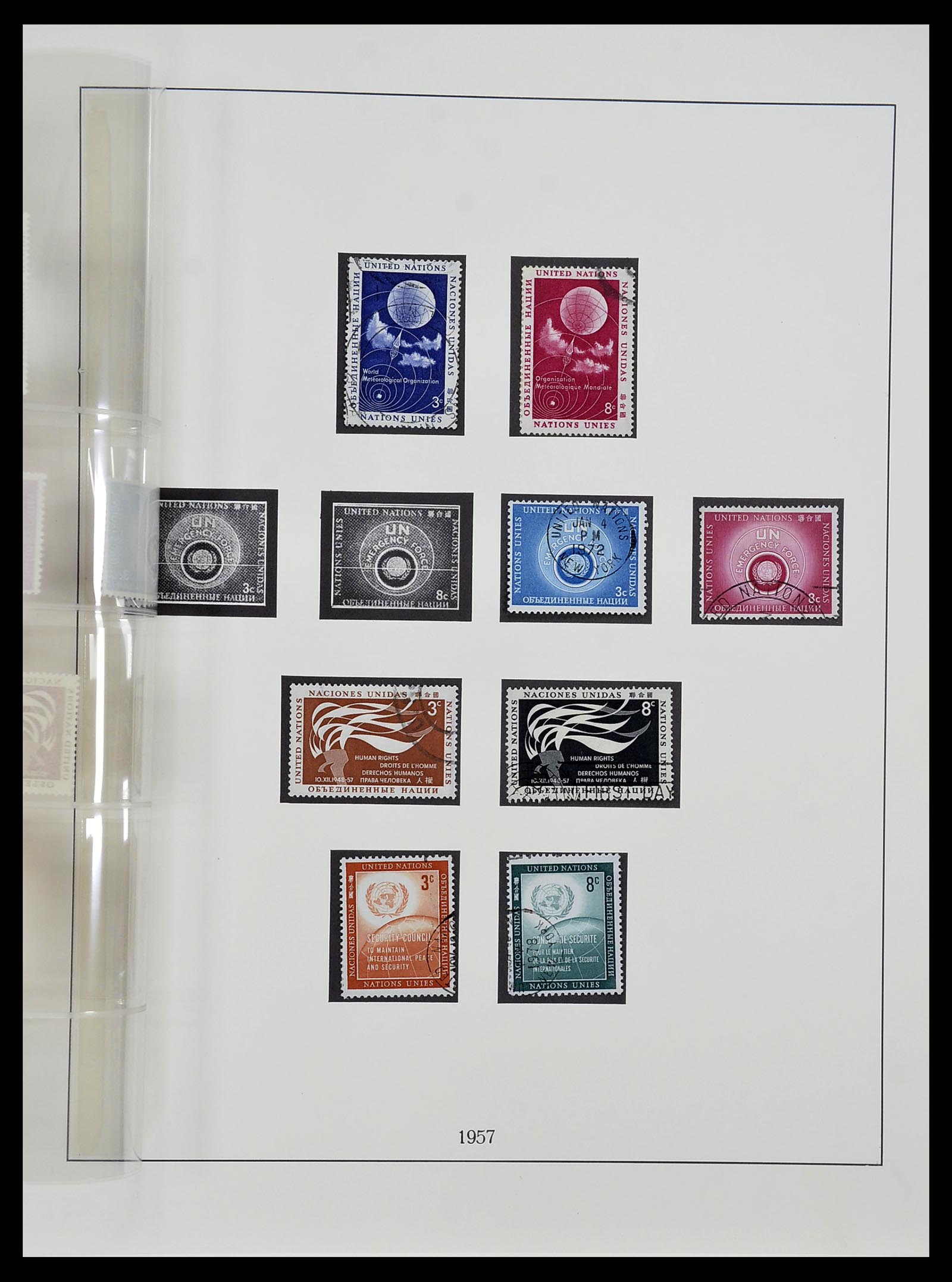 34515 012 - Postzegelverzameling 34515 Verenigde Naties 1951-2005.