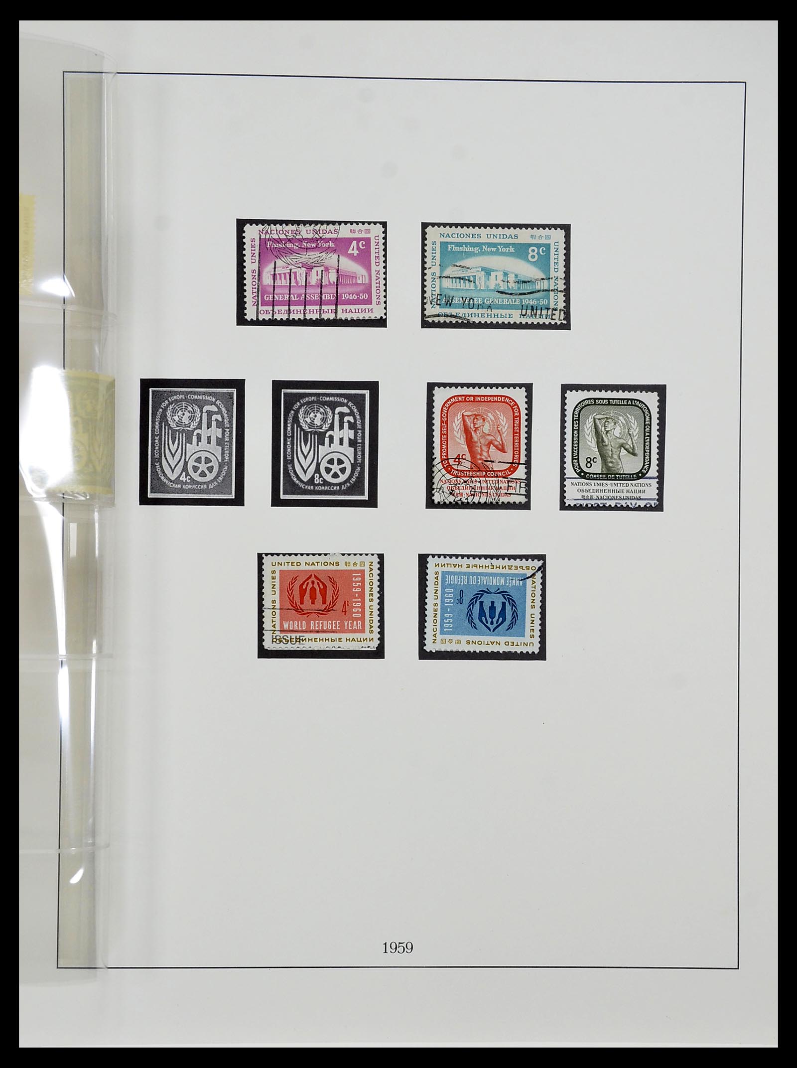 34515 016 - Postzegelverzameling 34515 Verenigde Naties 1951-2005.