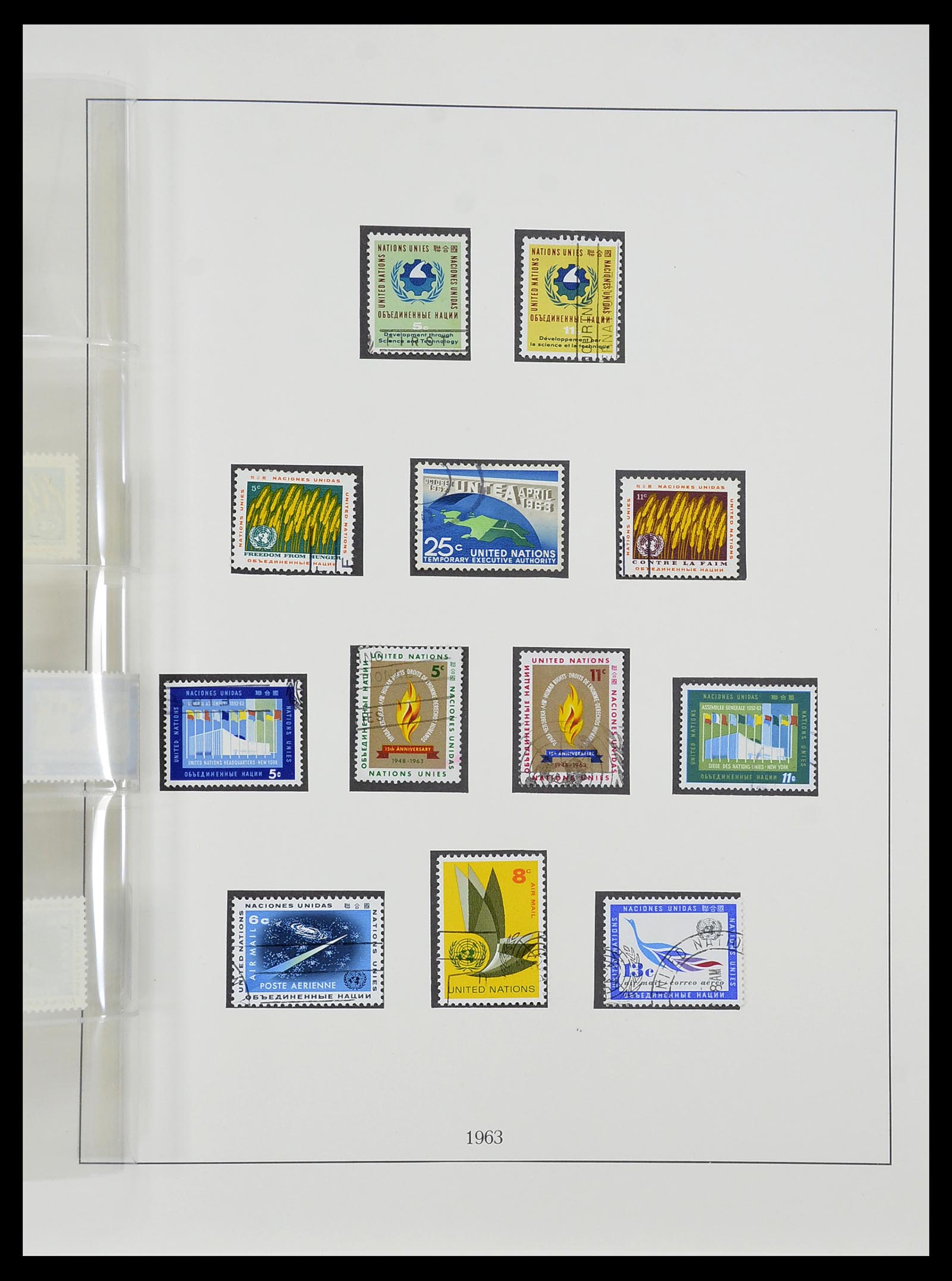 34515 027 - Postzegelverzameling 34515 Verenigde Naties 1951-2005.
