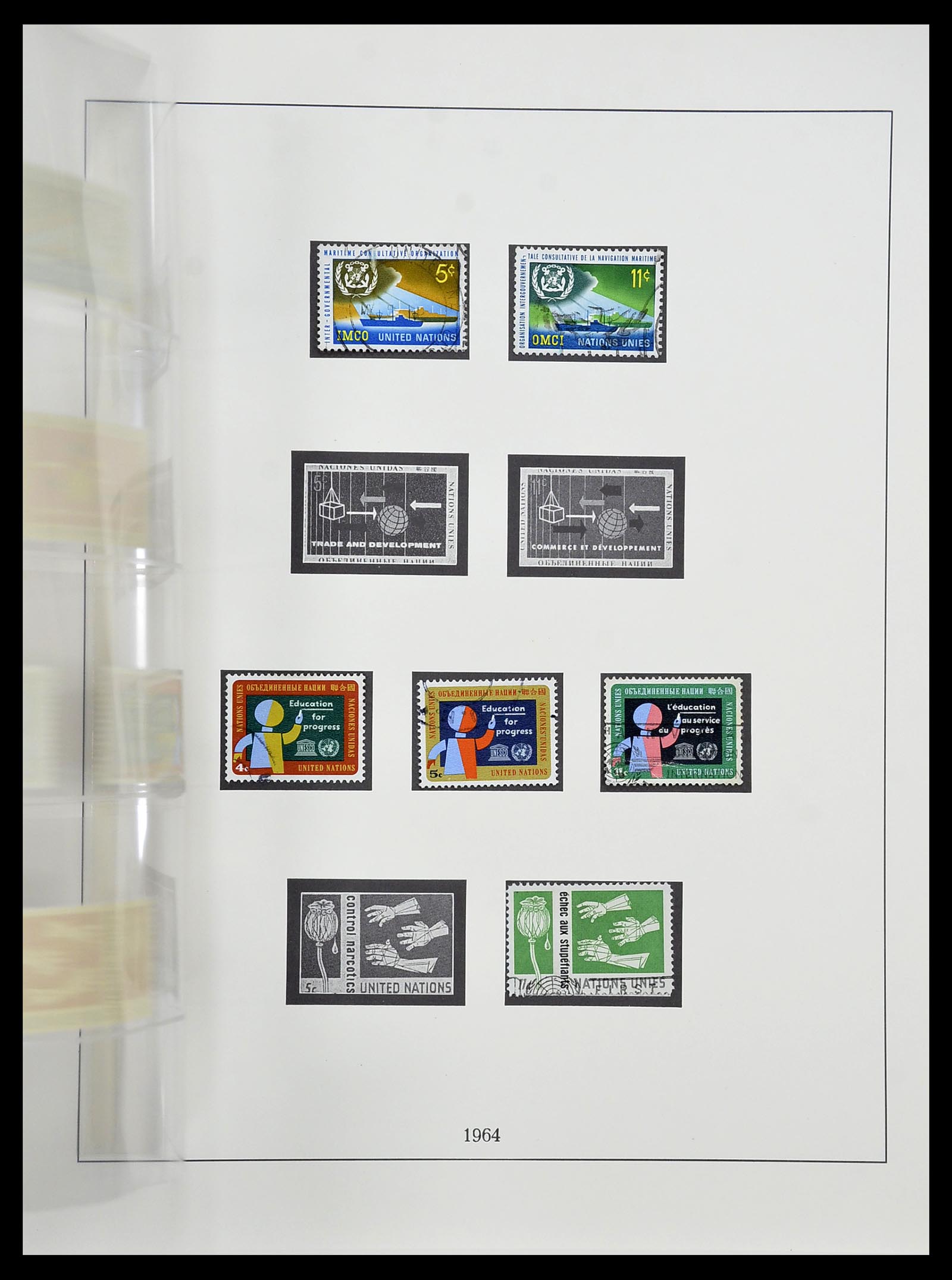 34515 029 - Postzegelverzameling 34515 Verenigde Naties 1951-2005.