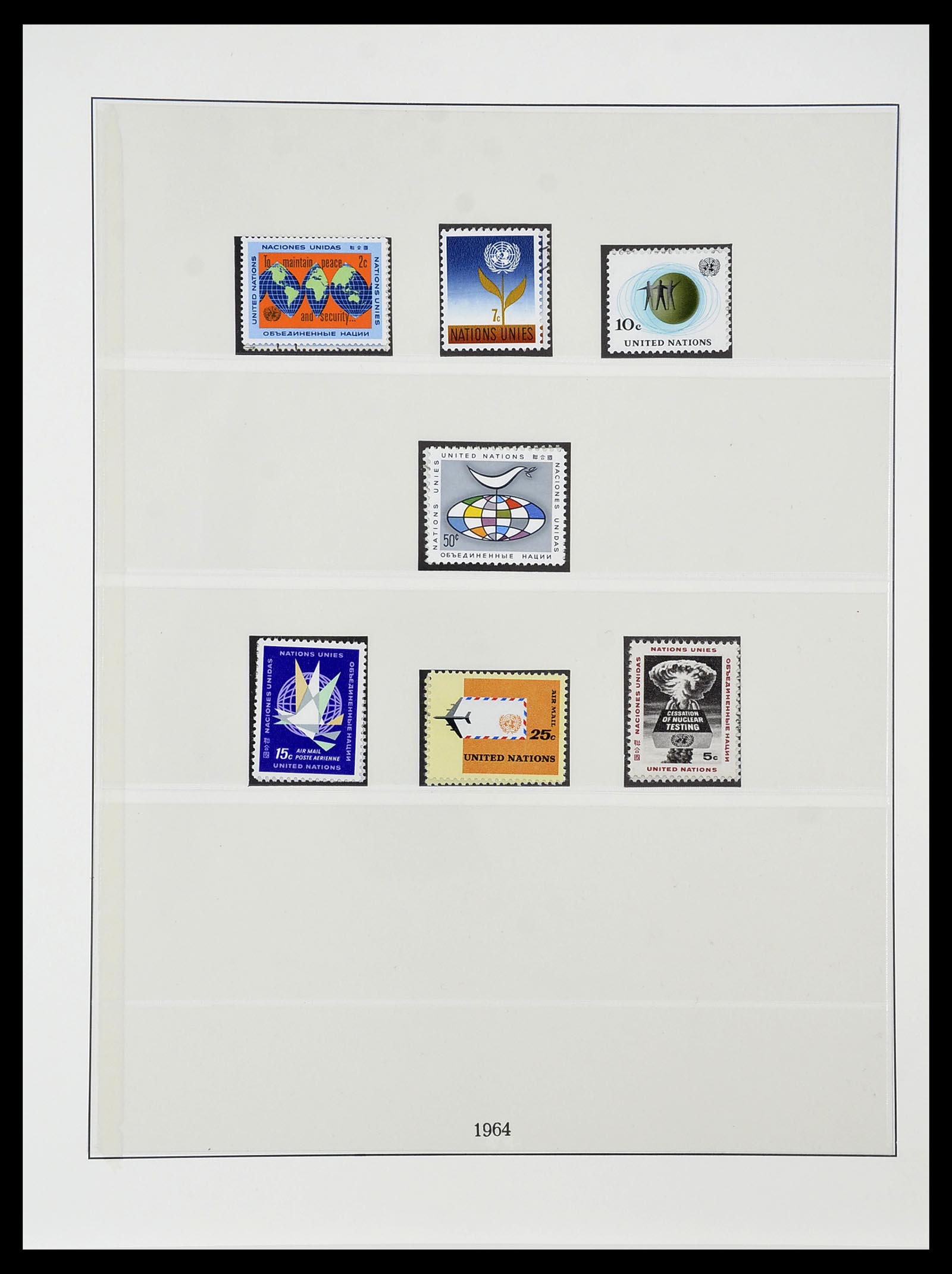 34515 030 - Postzegelverzameling 34515 Verenigde Naties 1951-2005.