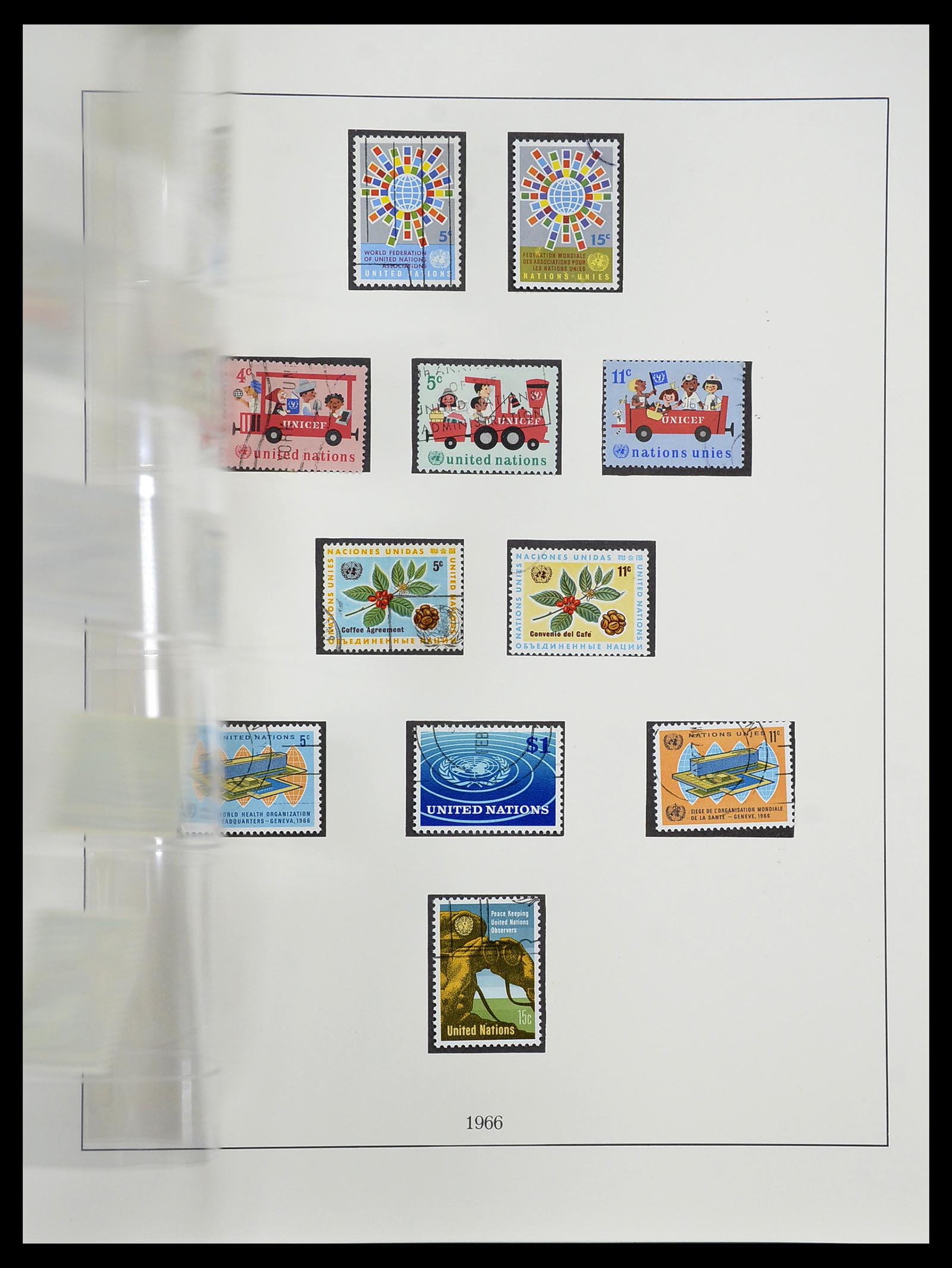 34515 037 - Postzegelverzameling 34515 Verenigde Naties 1951-2005.