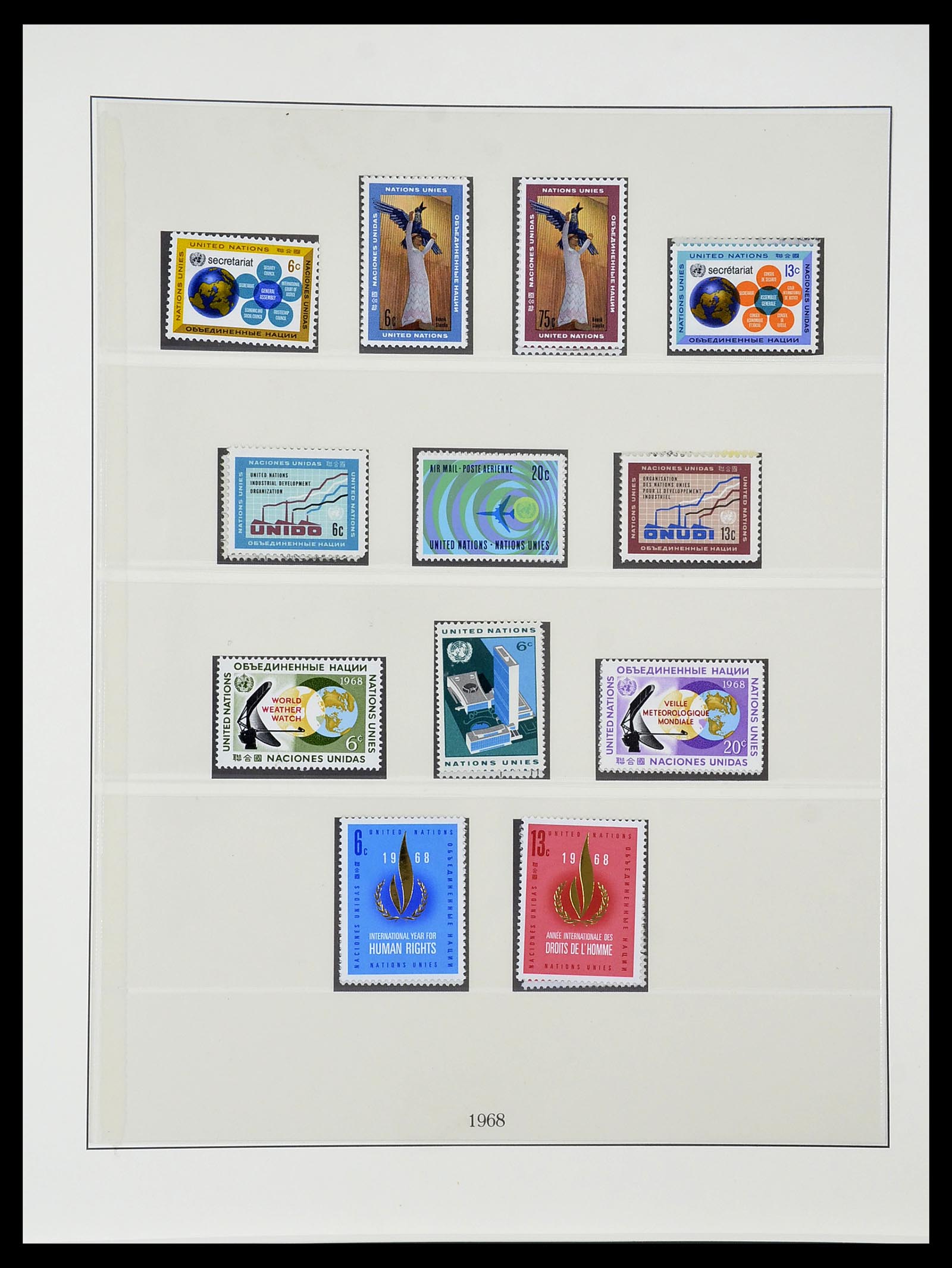 34515 044 - Postzegelverzameling 34515 Verenigde Naties 1951-2005.