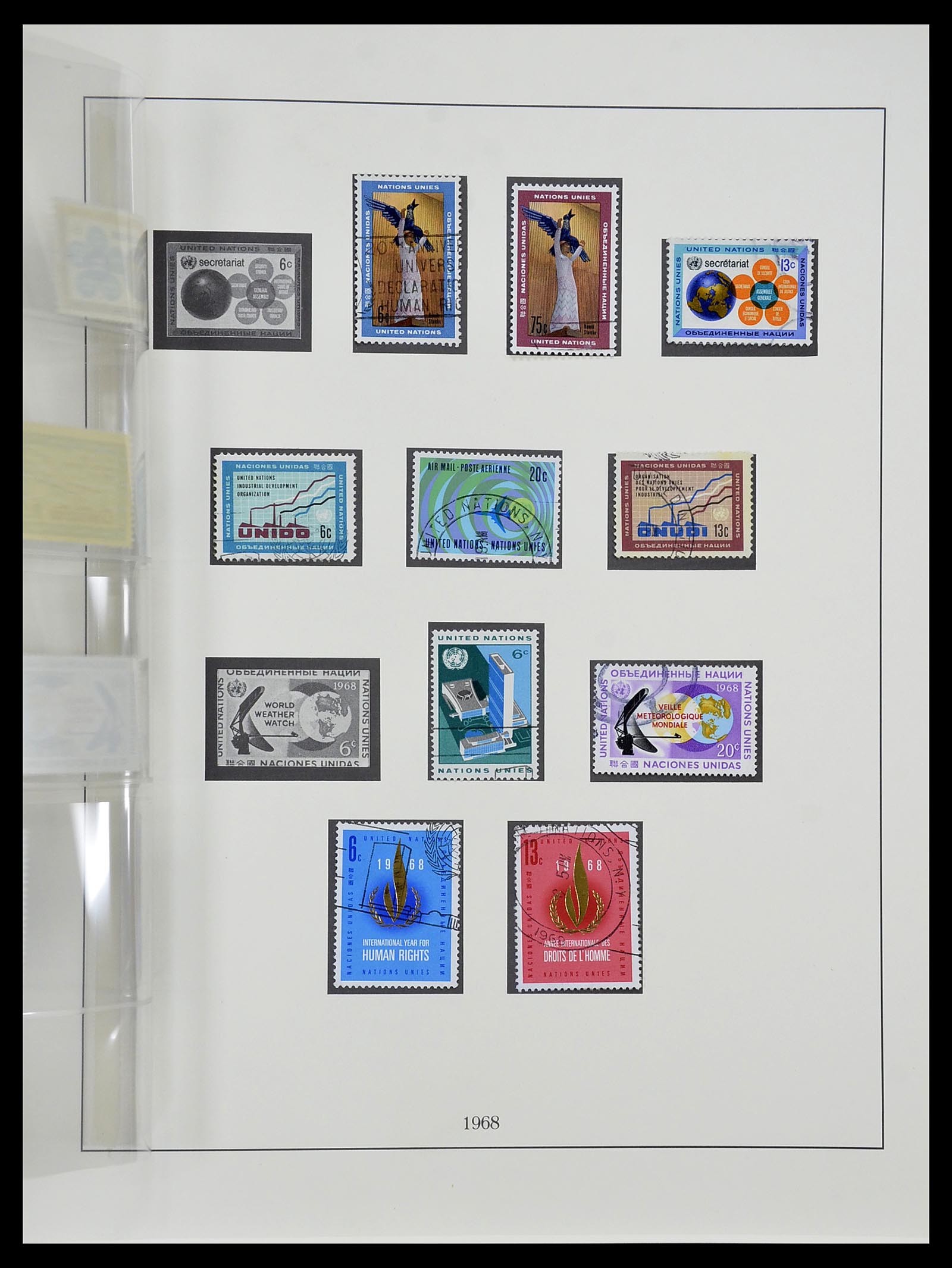 34515 045 - Postzegelverzameling 34515 Verenigde Naties 1951-2005.