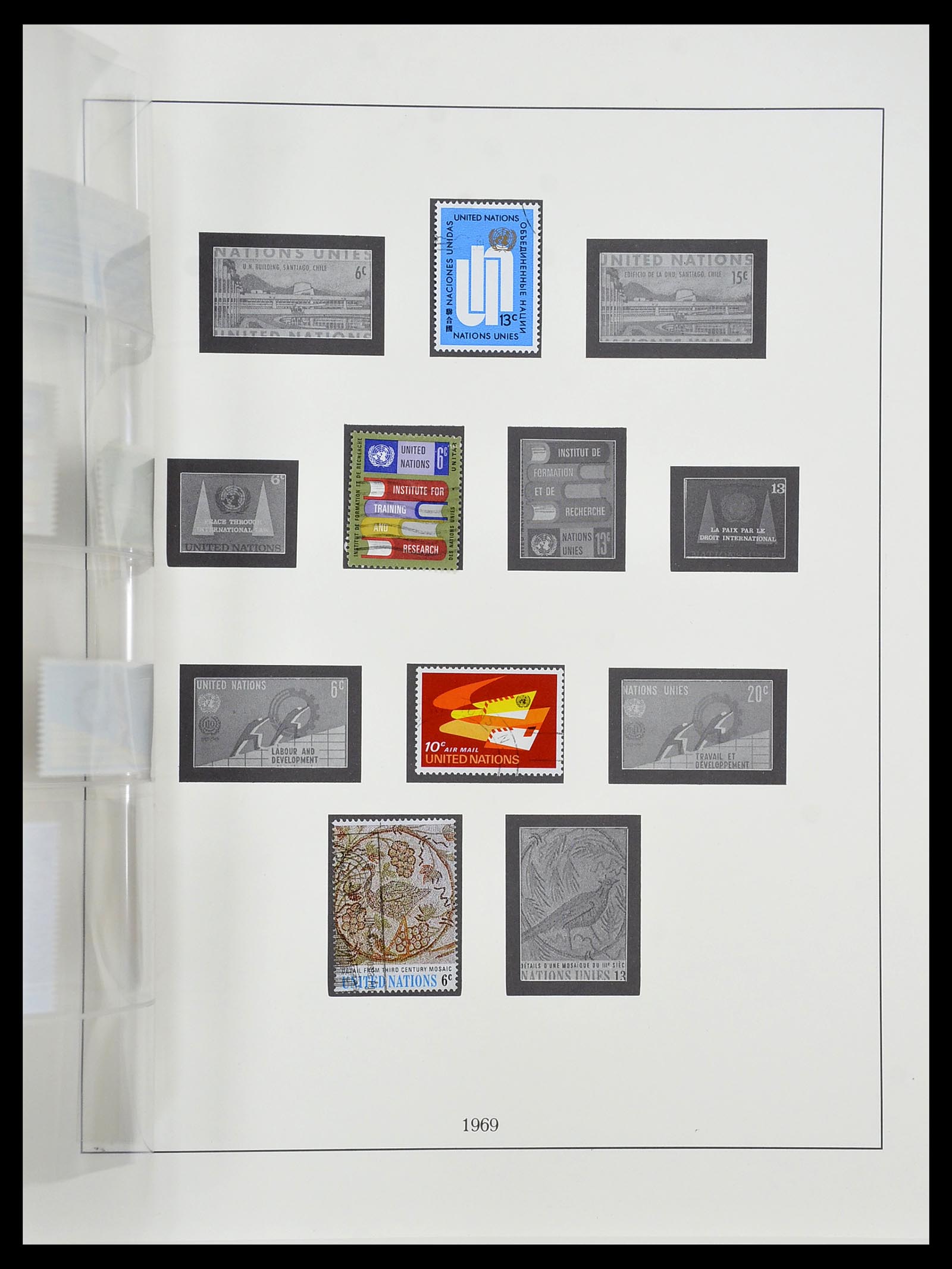 34515 047 - Postzegelverzameling 34515 Verenigde Naties 1951-2005.