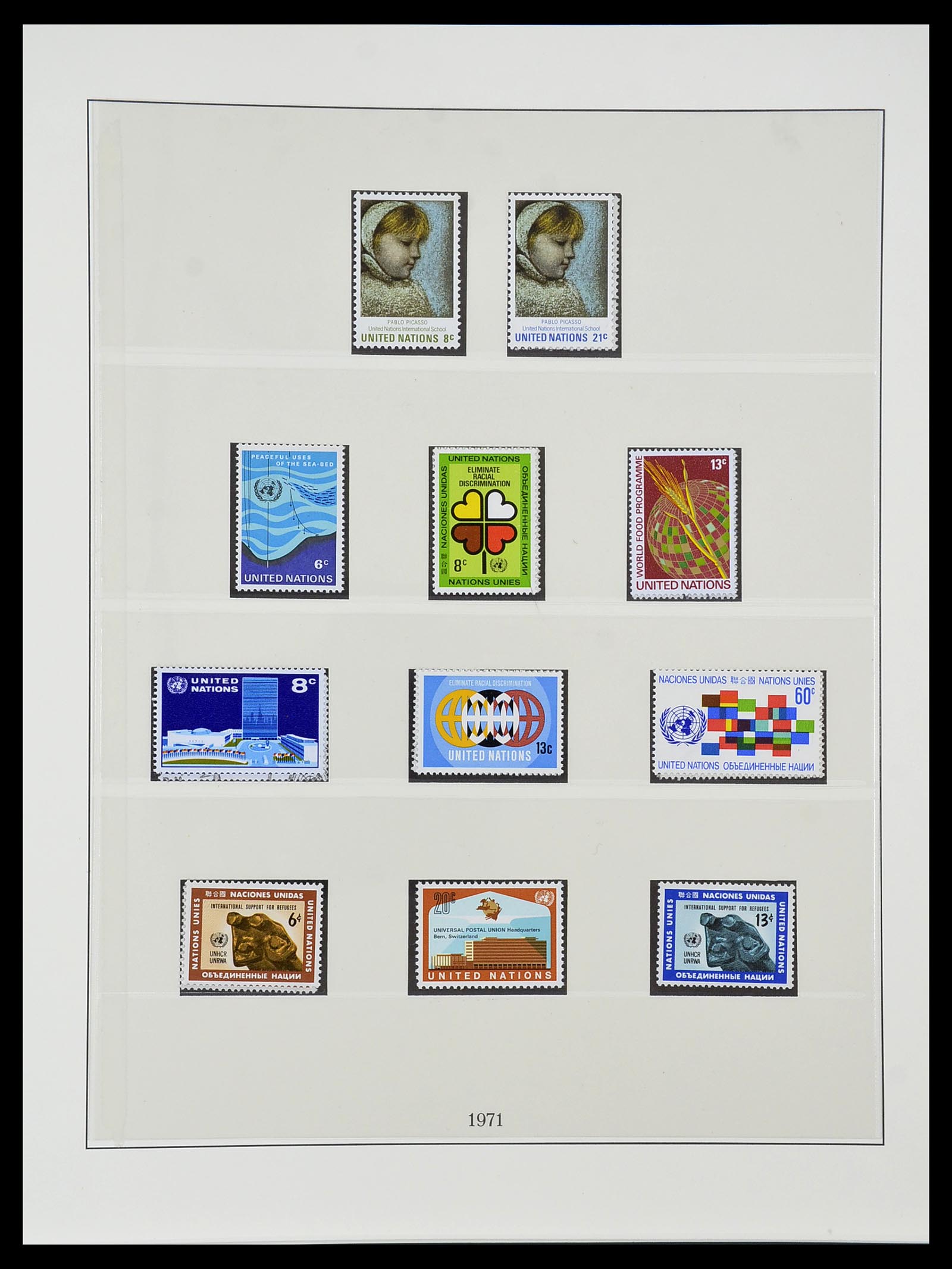 34515 051 - Postzegelverzameling 34515 Verenigde Naties 1951-2005.