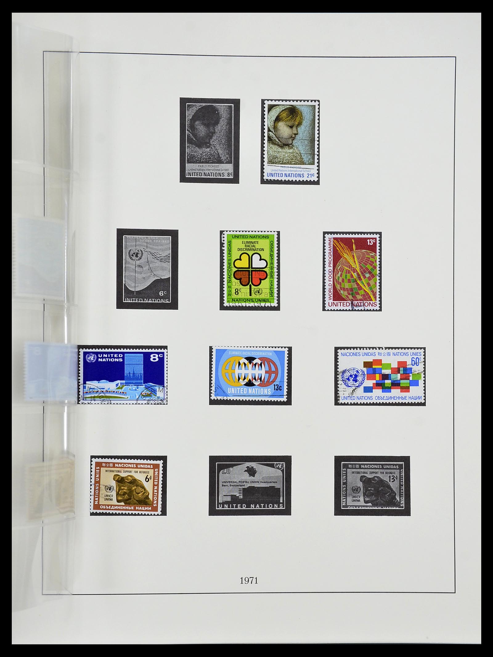 34515 052 - Postzegelverzameling 34515 Verenigde Naties 1951-2005.