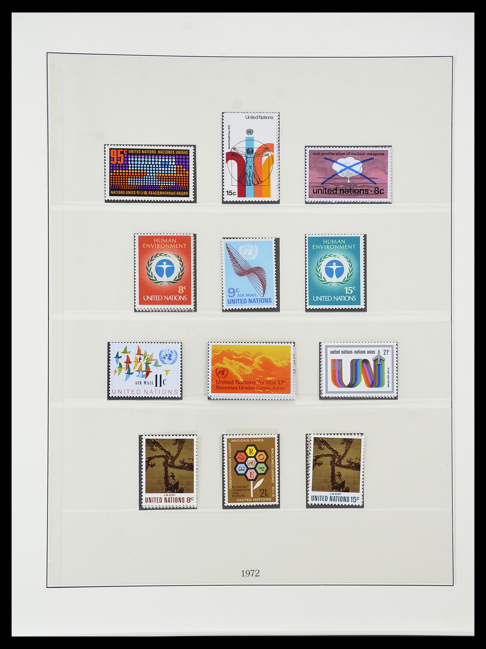 34515 053 - Postzegelverzameling 34515 Verenigde Naties 1951-2005.