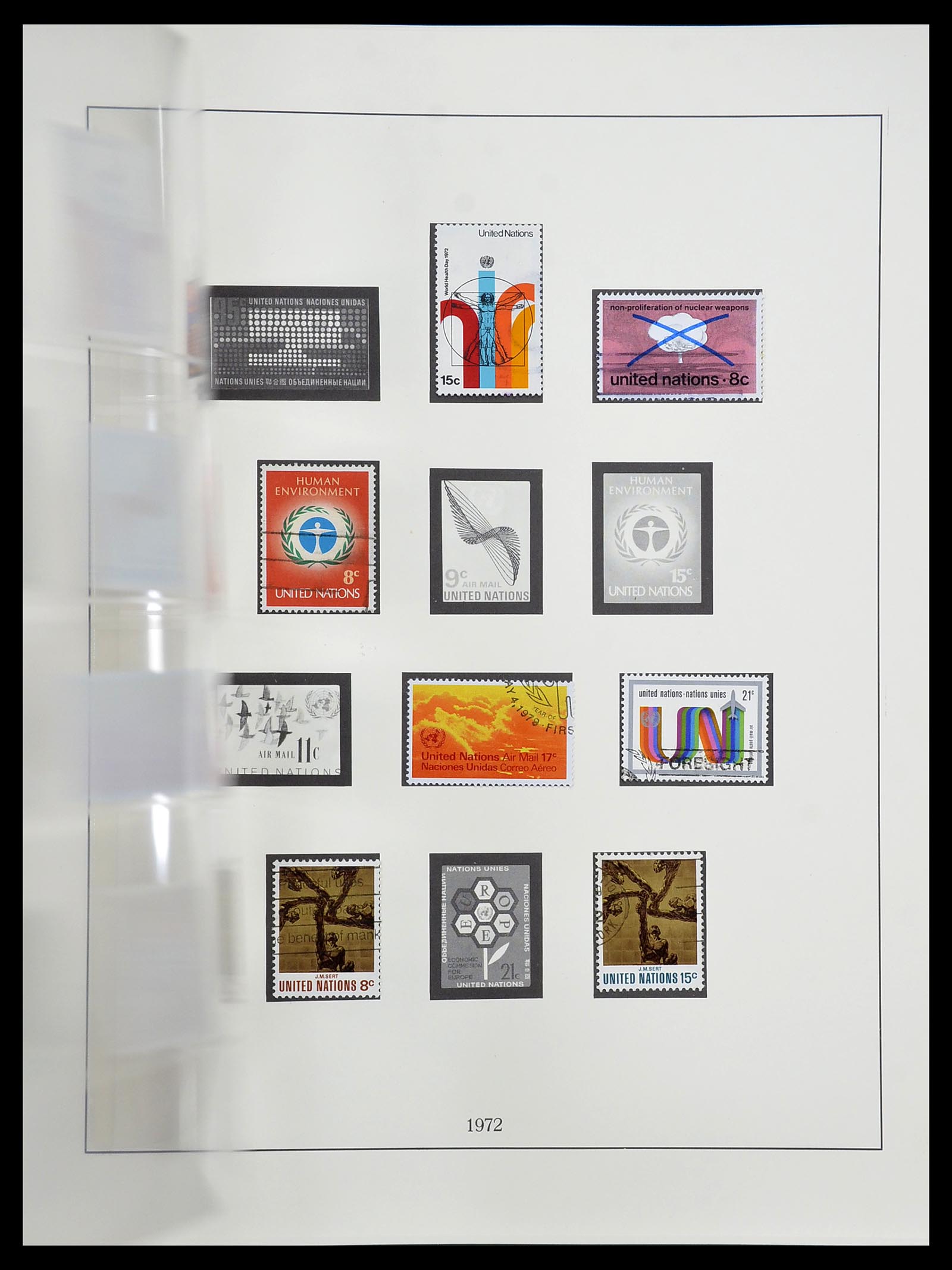 34515 054 - Postzegelverzameling 34515 Verenigde Naties 1951-2005.