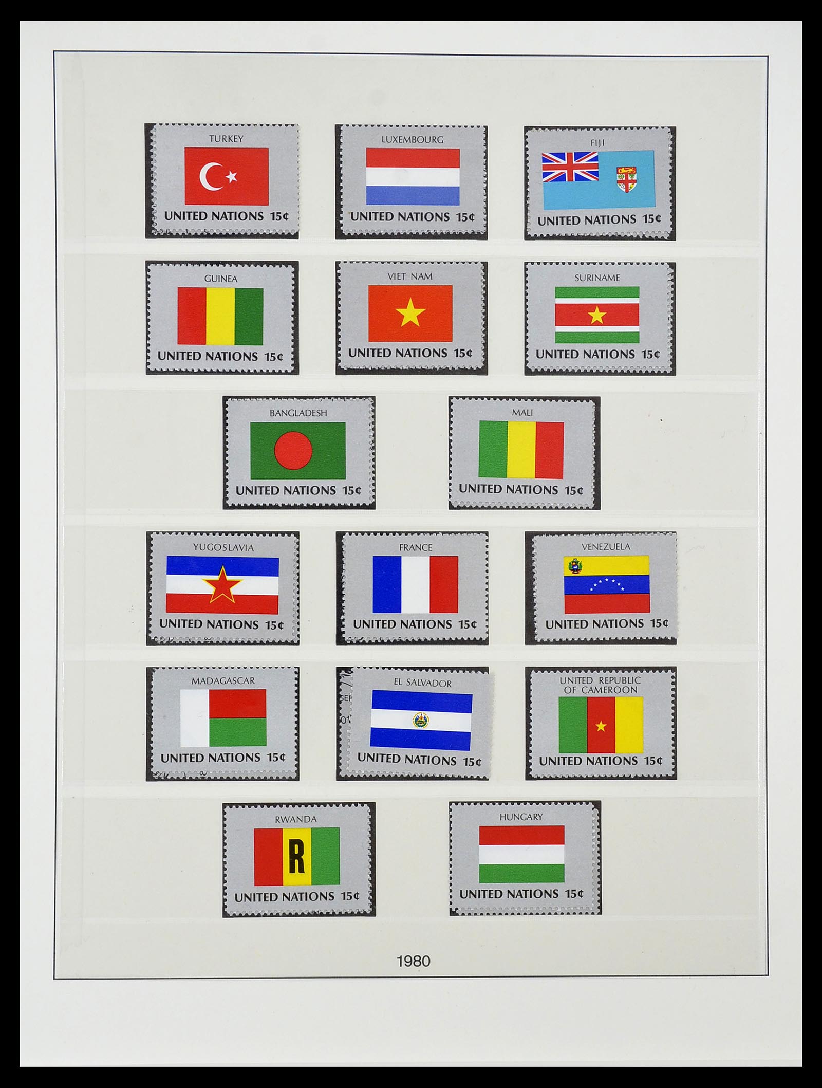 34515 073 - Postzegelverzameling 34515 Verenigde Naties 1951-2005.