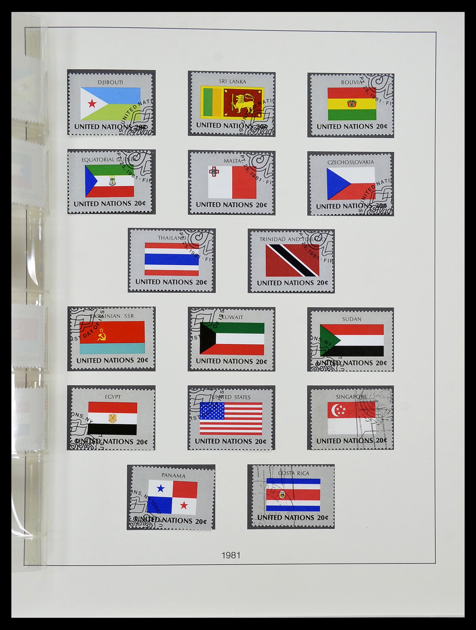 34515 077 - Postzegelverzameling 34515 Verenigde Naties 1951-2005.
