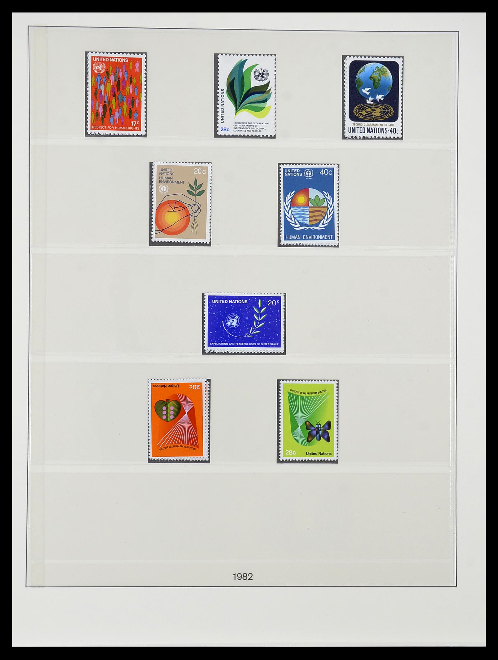 34515 078 - Postzegelverzameling 34515 Verenigde Naties 1951-2005.