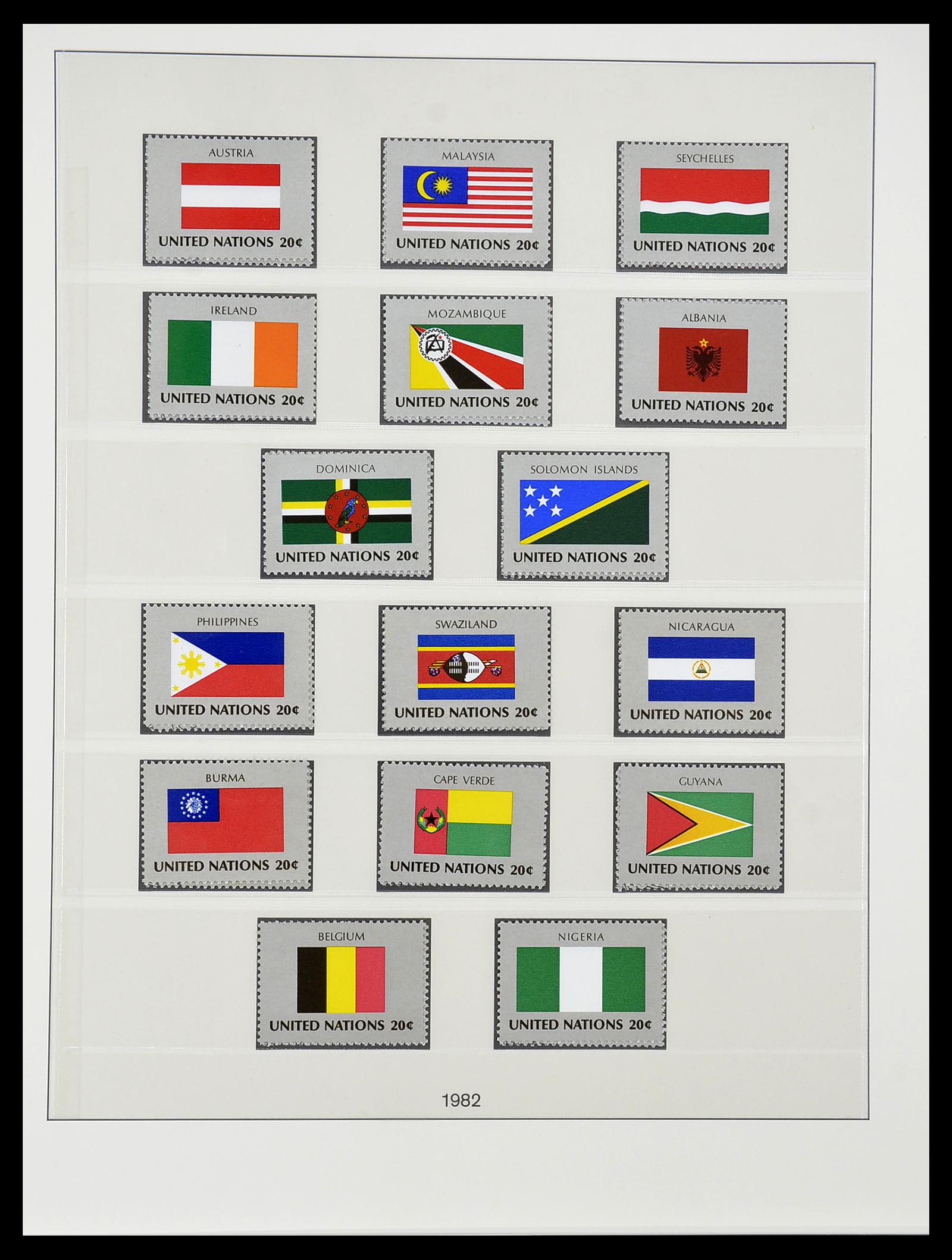 34515 080 - Postzegelverzameling 34515 Verenigde Naties 1951-2005.