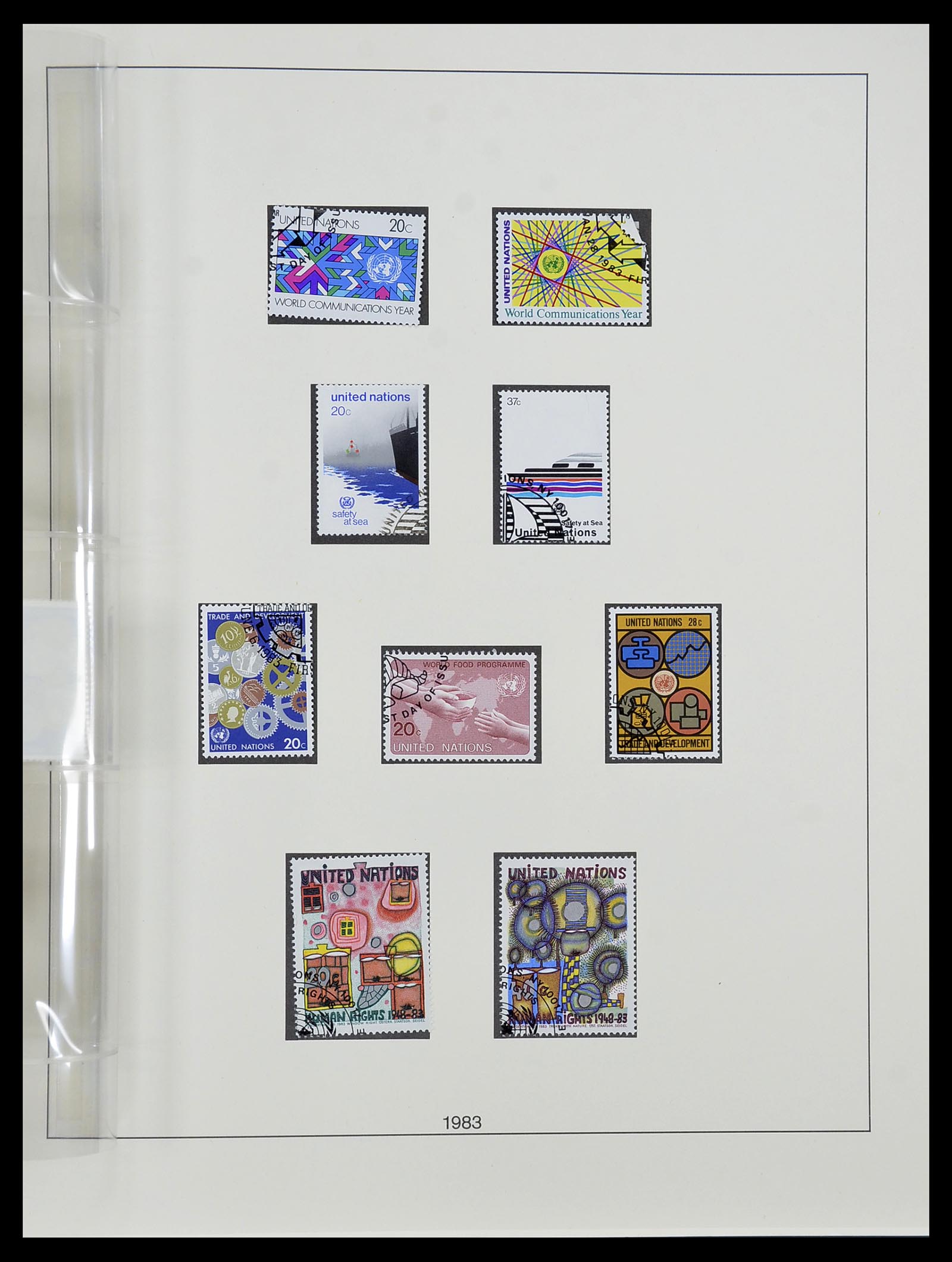 34515 083 - Postzegelverzameling 34515 Verenigde Naties 1951-2005.